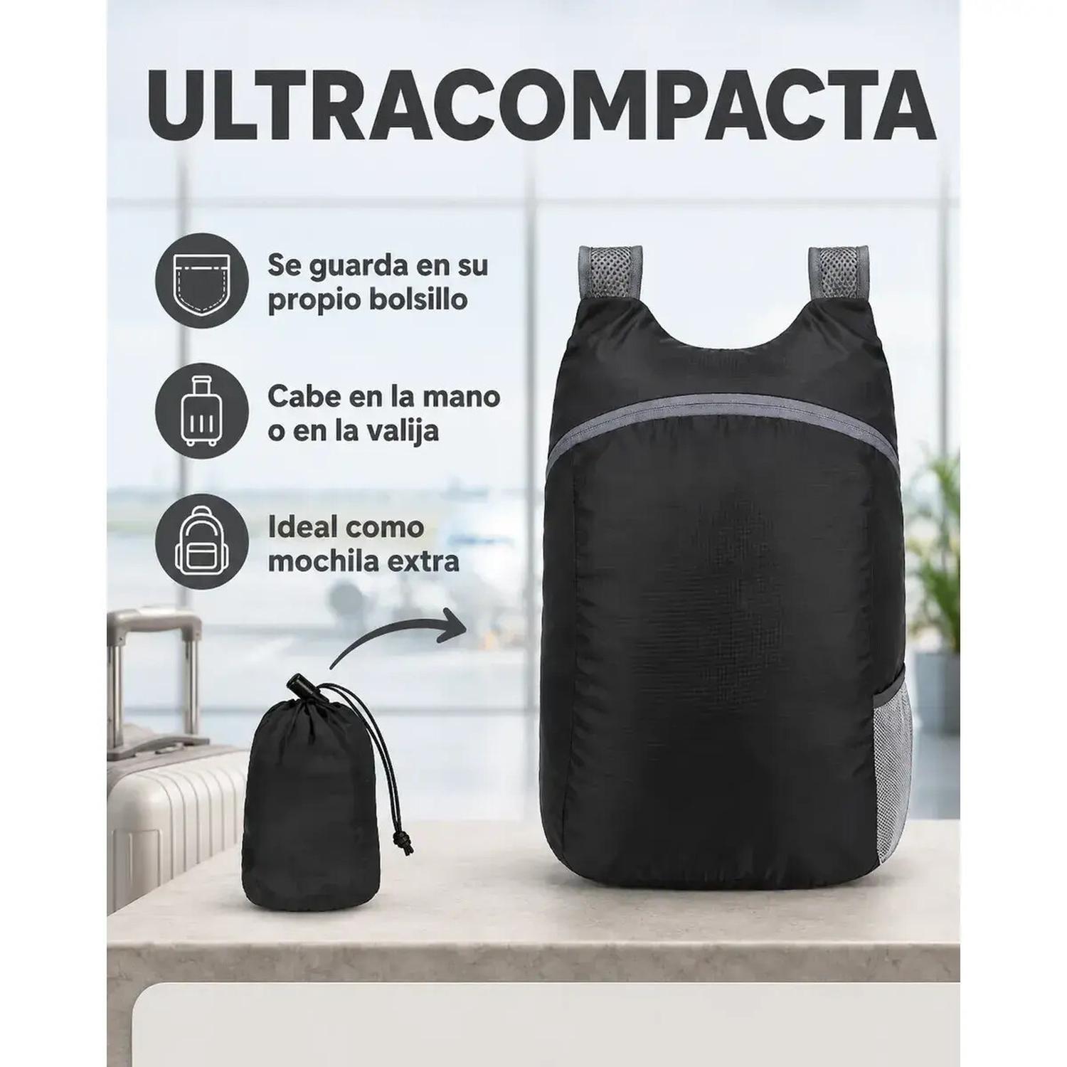 Mochila Ultra Compacta Impermeable 17 Lts-4