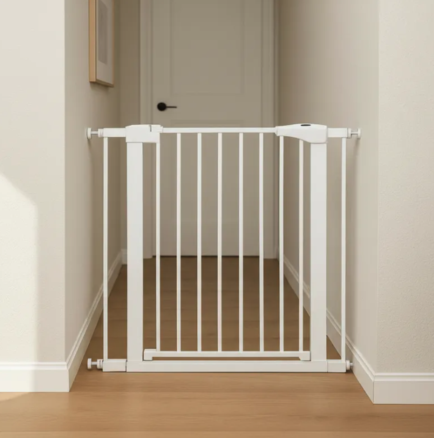Reja De Seguridad Escalera Puerta Bebés Y Mascotas-6