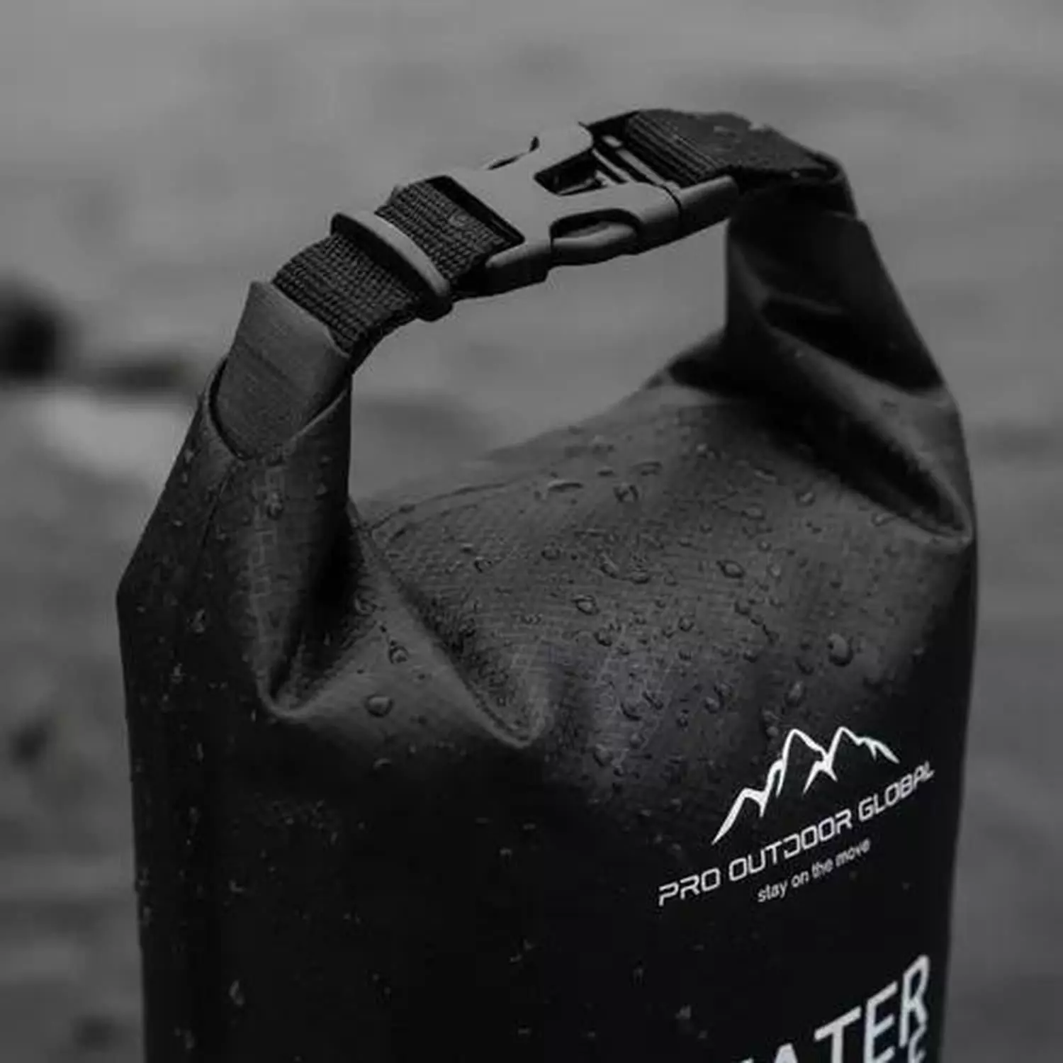 Bolsa Seca Contra Agua Impermeable Flotante Outdoor Camping Kayak 2L Negra-3