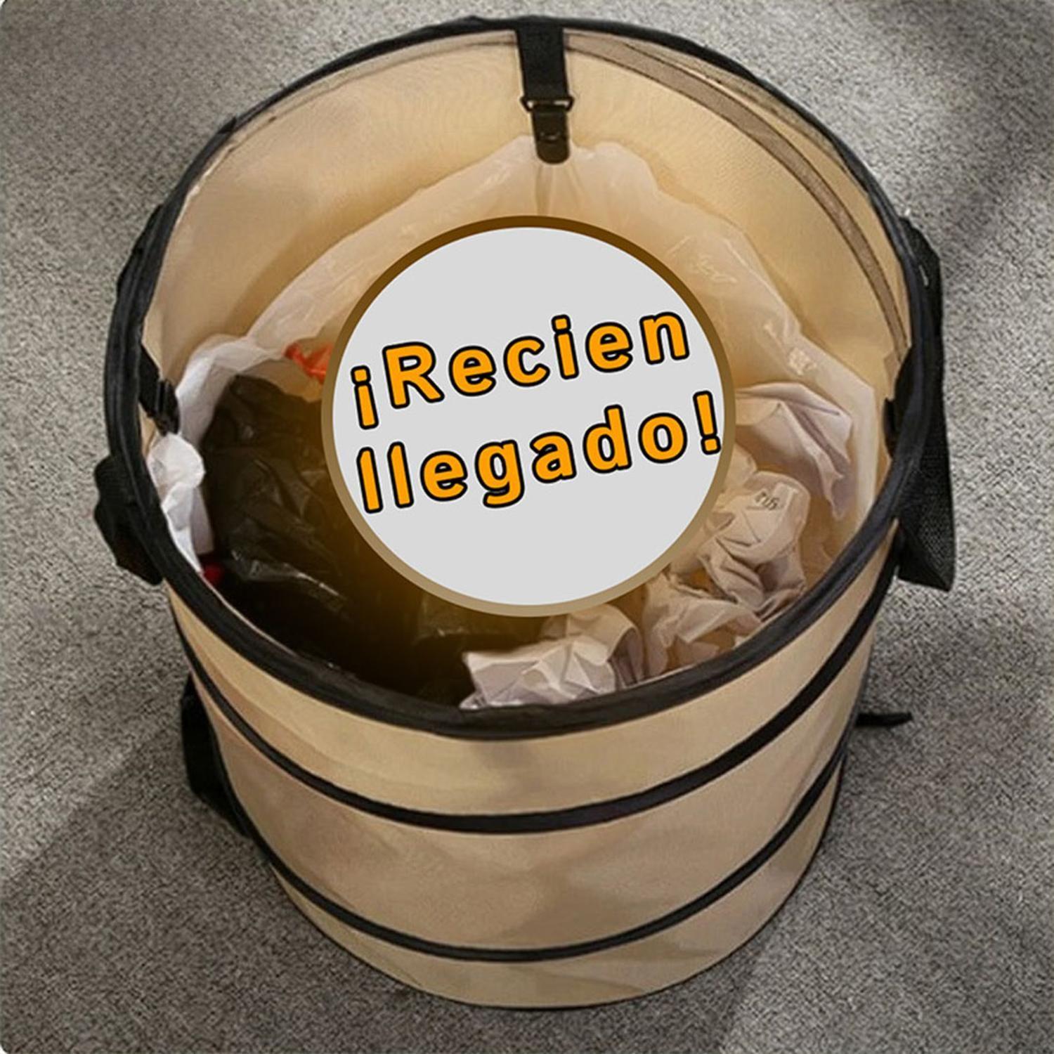 Basurero Plegable Cafe-2