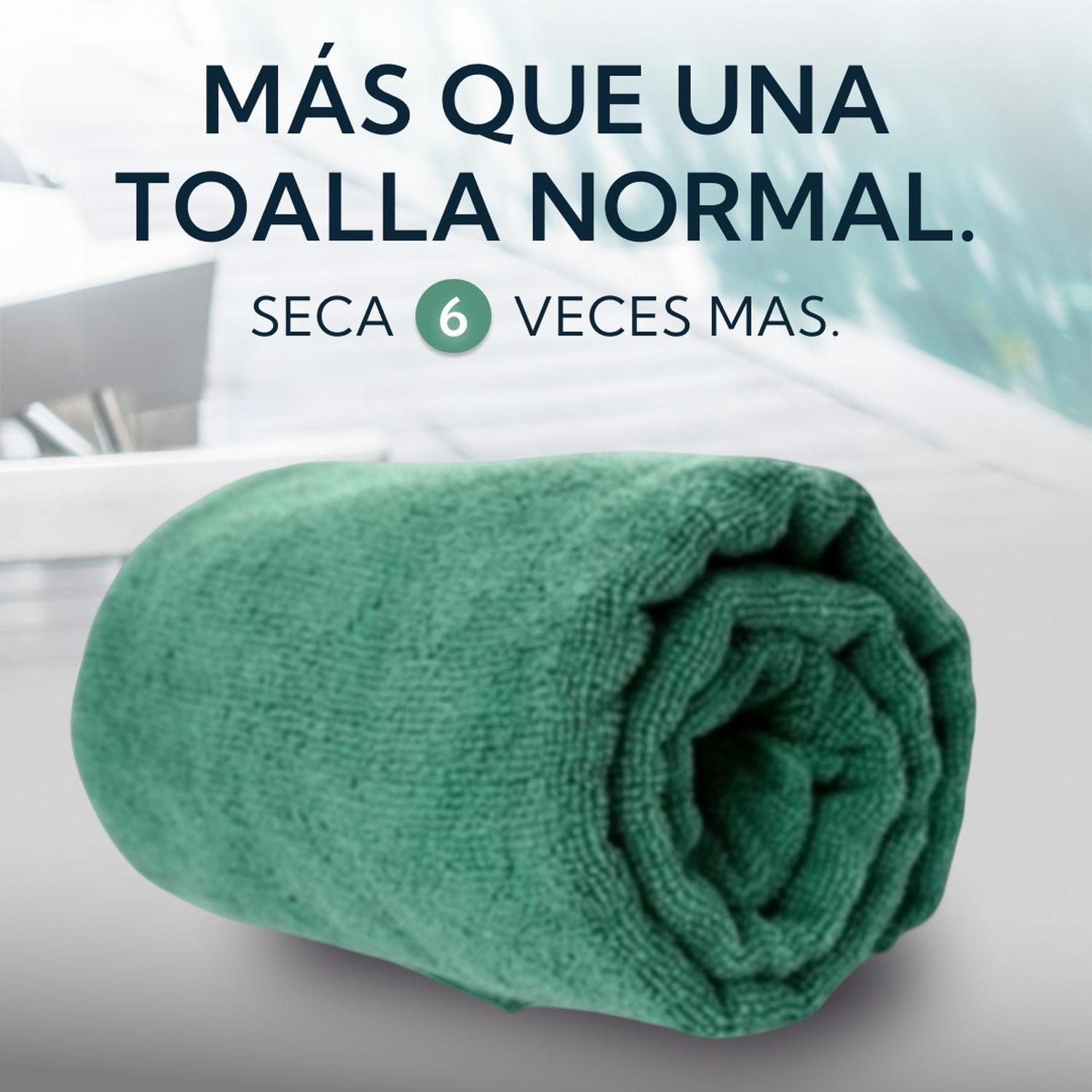 Toalla Microfibra Terry Verde-6