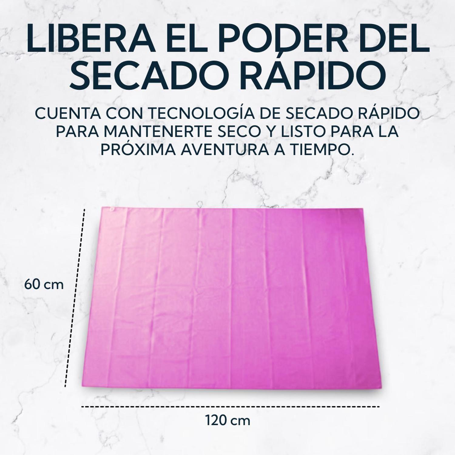 Pack 2 Toallas Microfibra Terry Morada-6