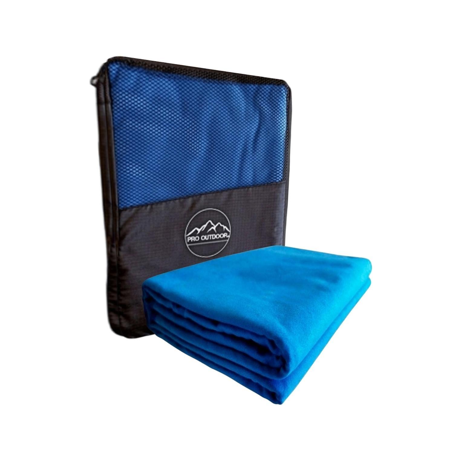 Toallon Microfibra Suede Azul-0