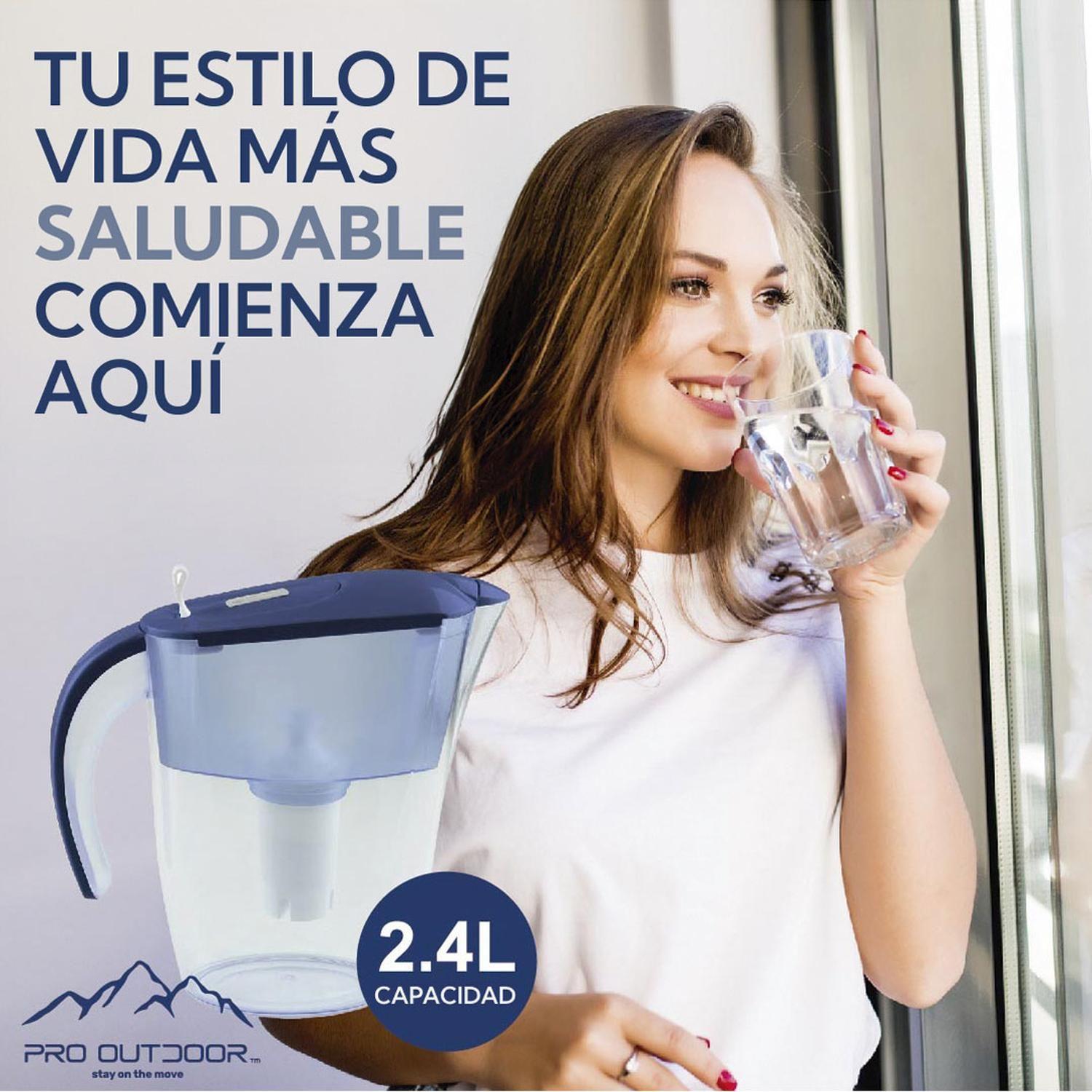 Jarra Purificadora De Agua Bianca Home 2.4 Litros-AZUL-4