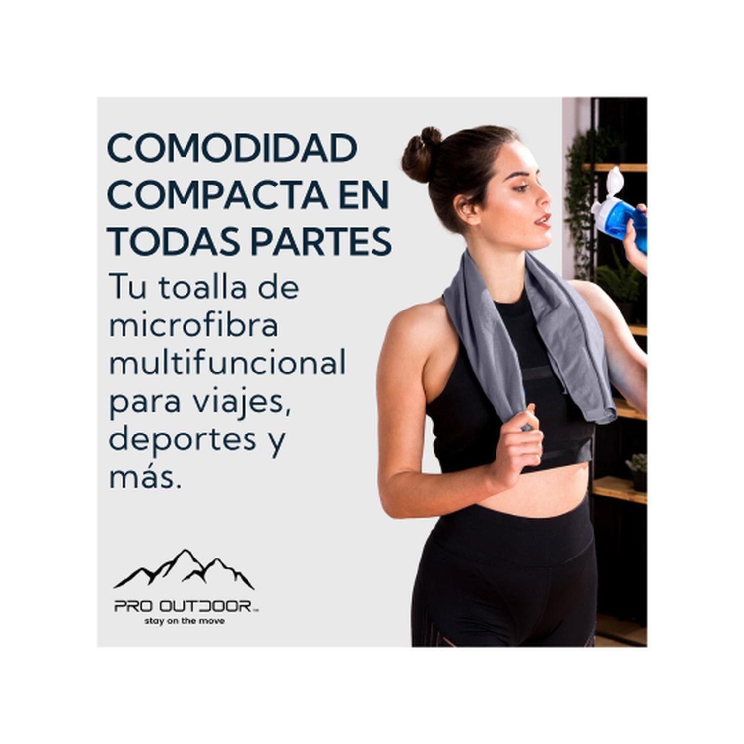 Toalla Microfibra Suede Gris-4