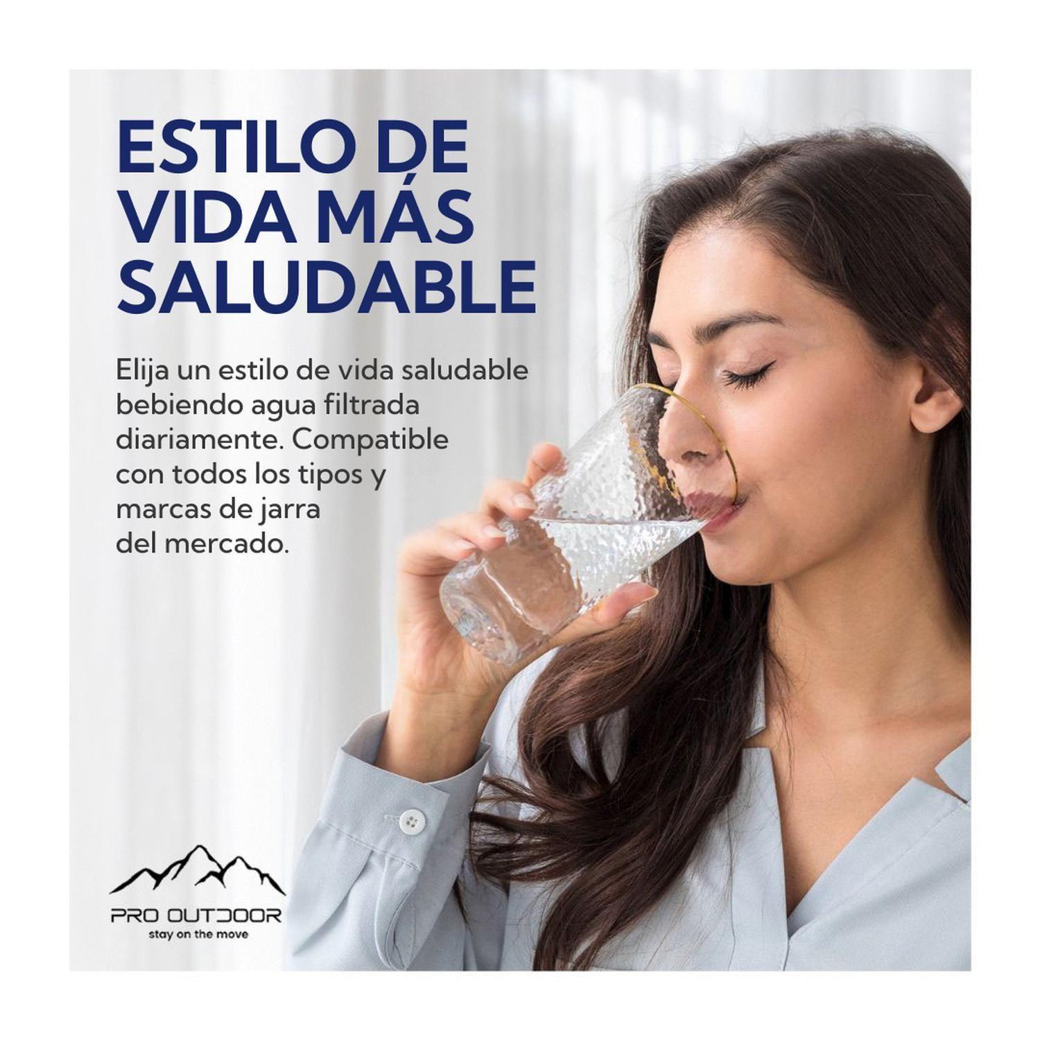 Jarra Purificadora De Agua 3,8 Litros + 3 Repuestos Filtros-8