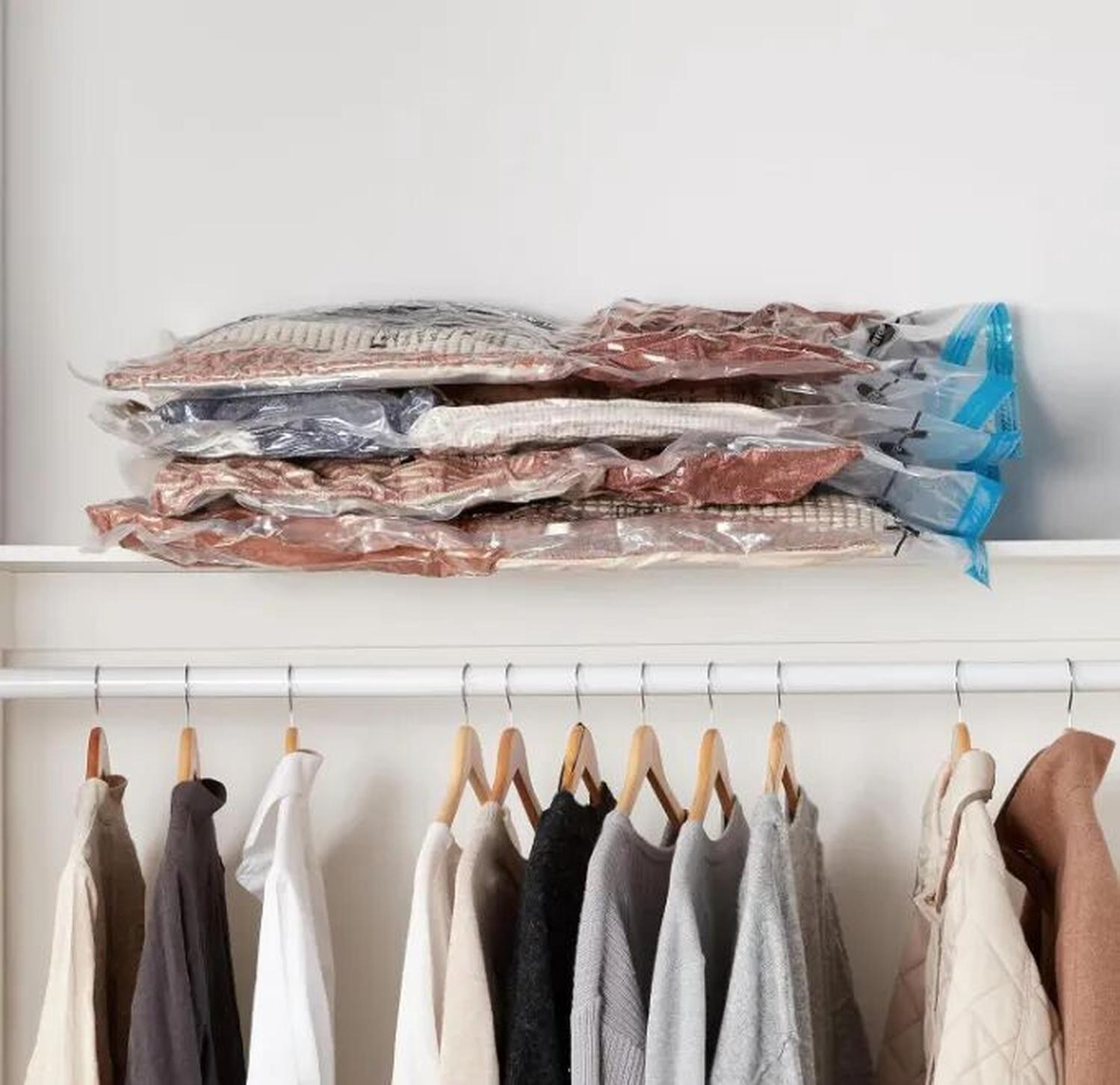 Bolsas Al Vacio Para Ropa Set 12 + Bomba-7