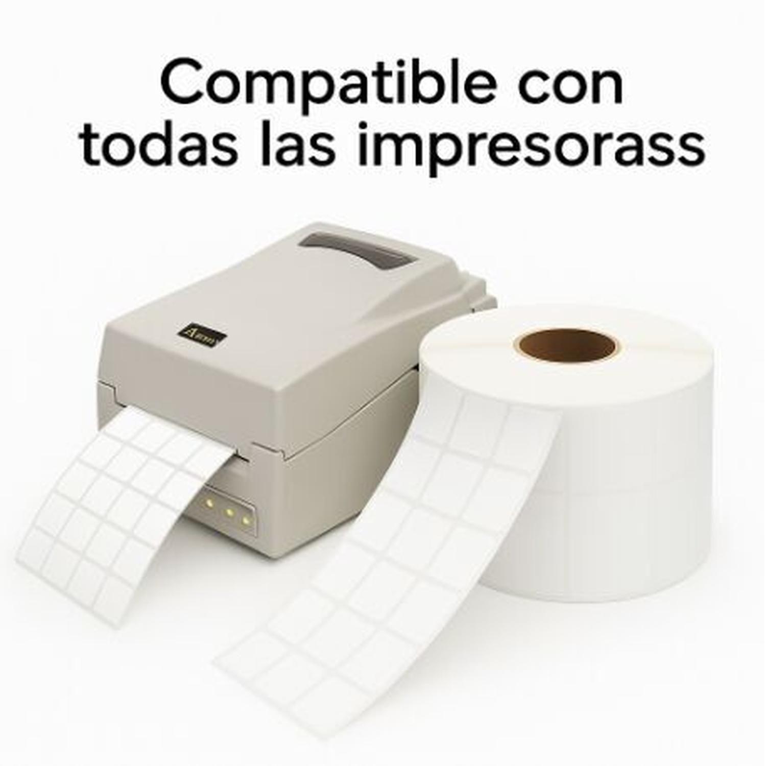 40 Rollos de Etiquetas Adhesivas Térmicas 12X32 mm (1.2 X 3.2 cm) 1500 Uds-2