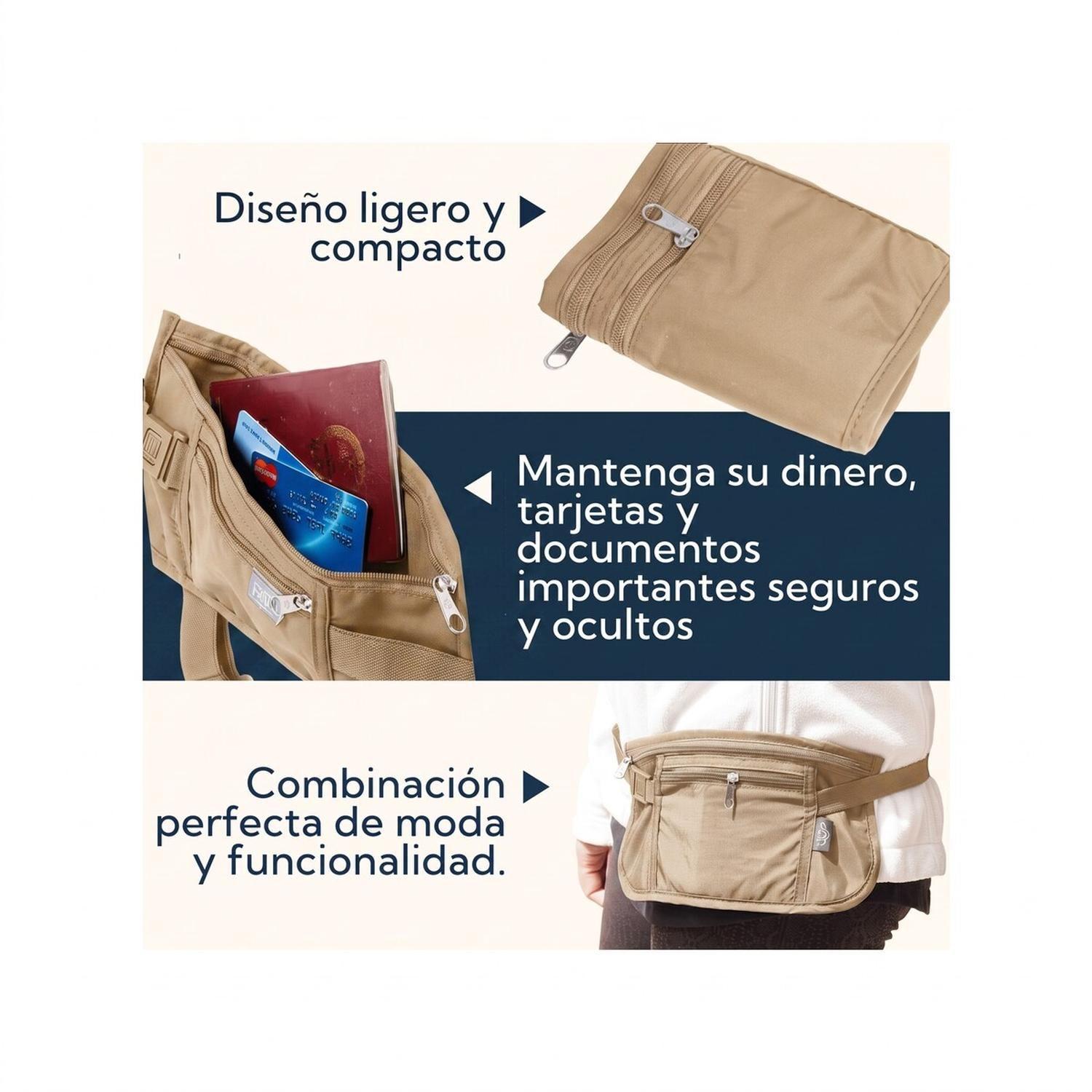 Banano Para Viajes Pro Outdoor Beige-3