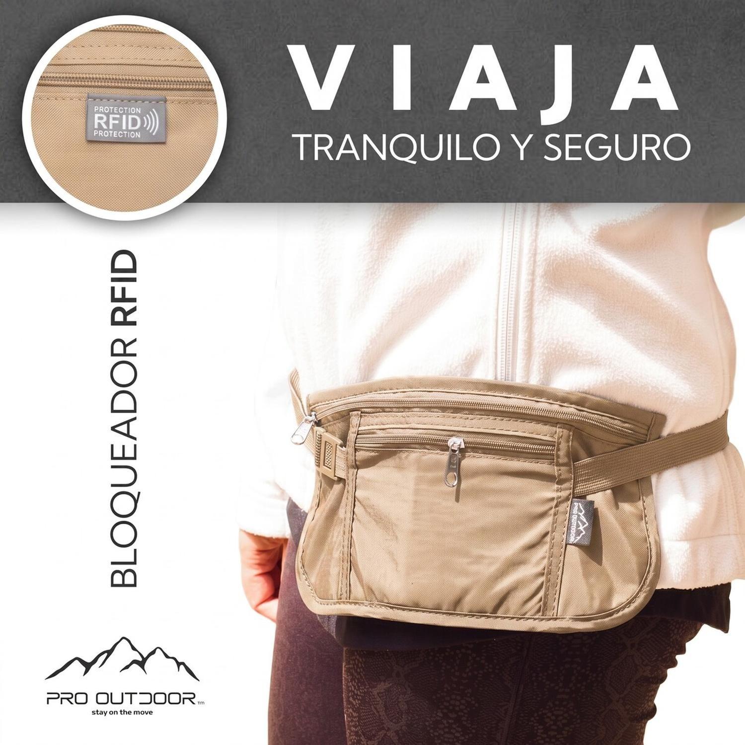 Banano Para Viajes Pro Outdoor Beige-7