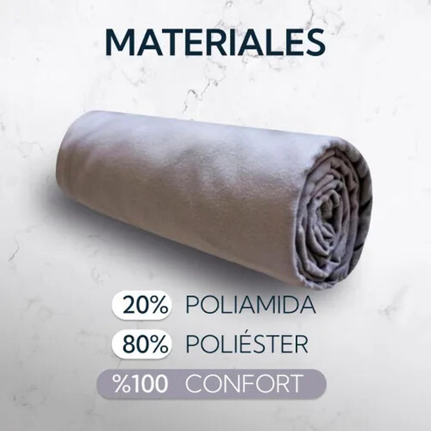 Toalla Extra Grande Microfibra Suede Gris 2 Unidades-2