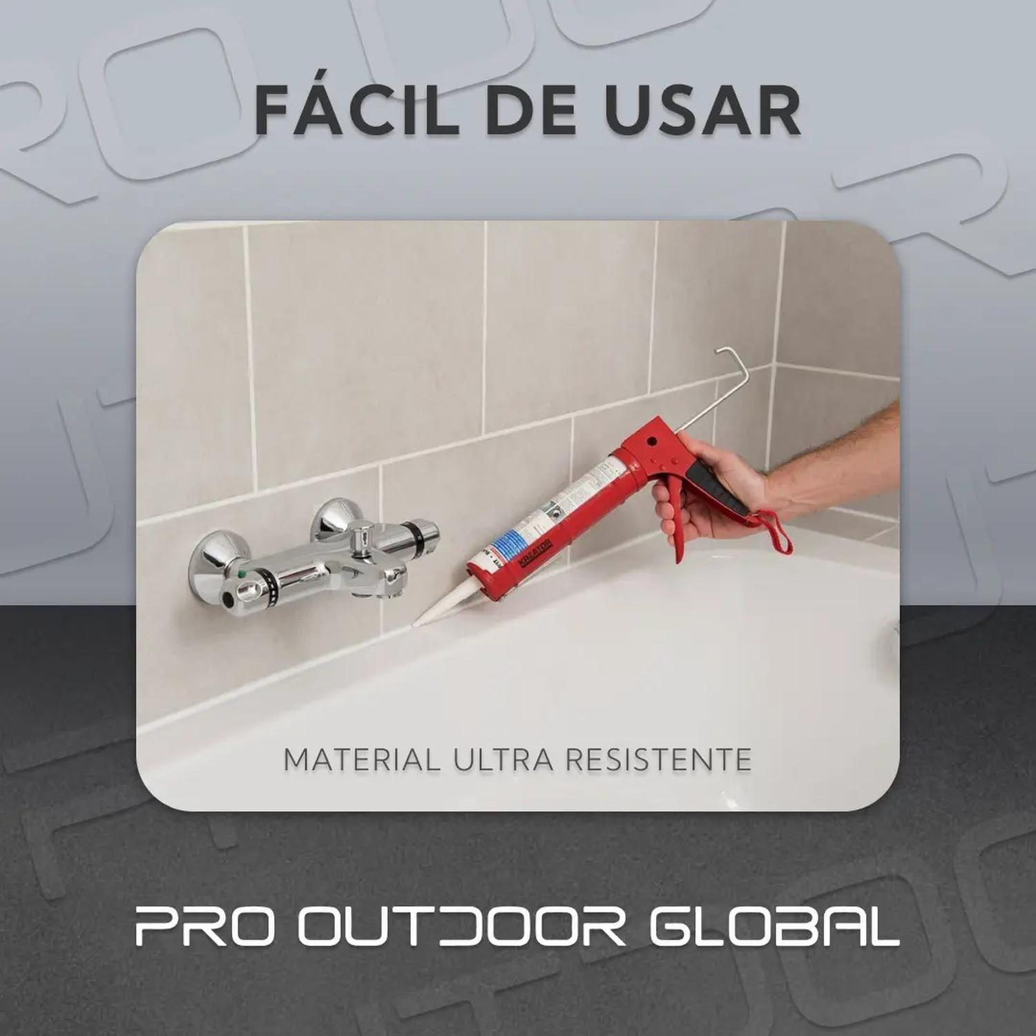 Silicona Estructural Negra Sellador Fachadas Junturas 280ml-6