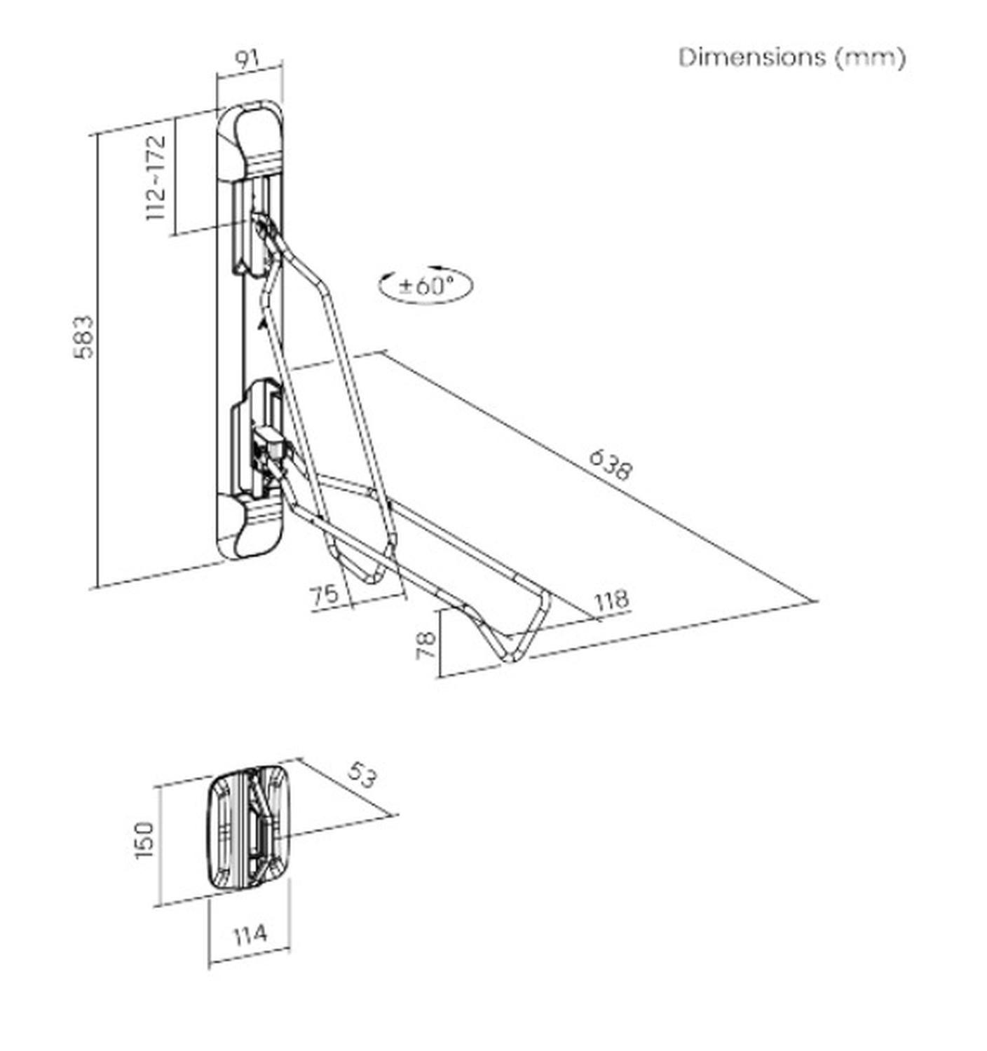 Soporte Porta Bicicleta Para Muro Colgador de Bicicleta-7