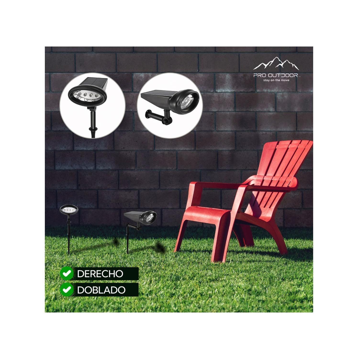 Foco Estaca Para Exterior Led Solar Contra Agua-5