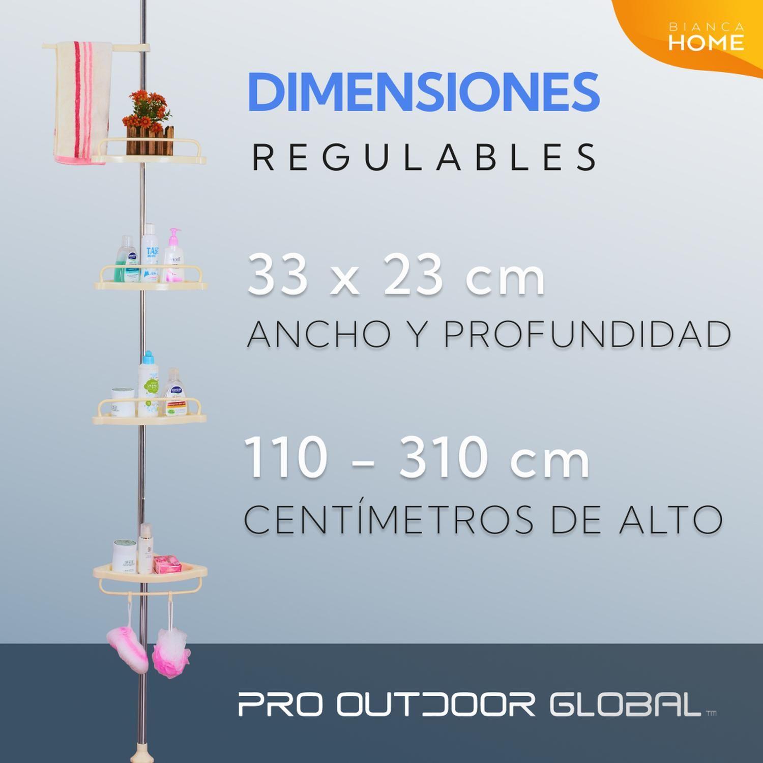 Esquinero Para Baño Cromado-5