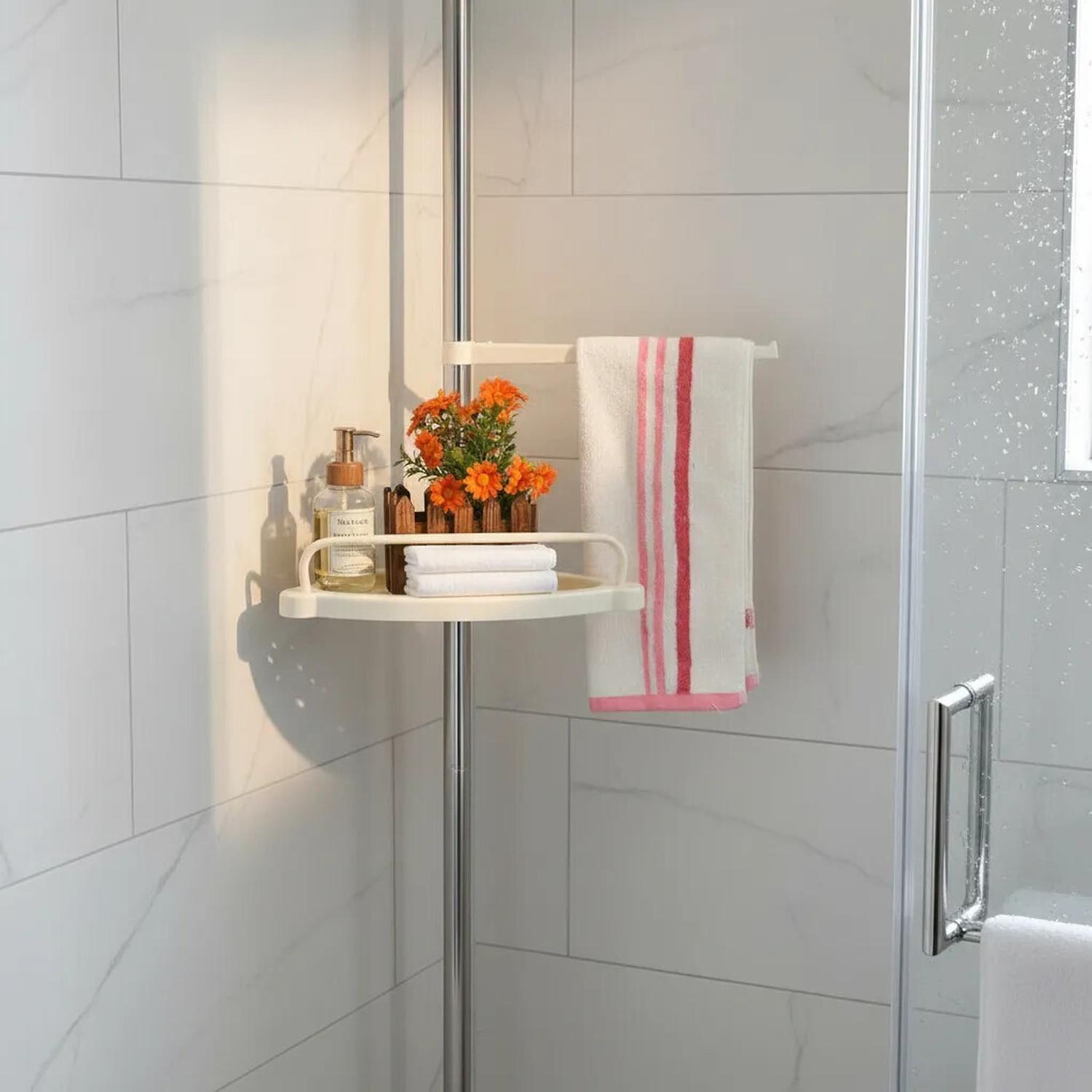 Esquinero Para Baño Cromado-4