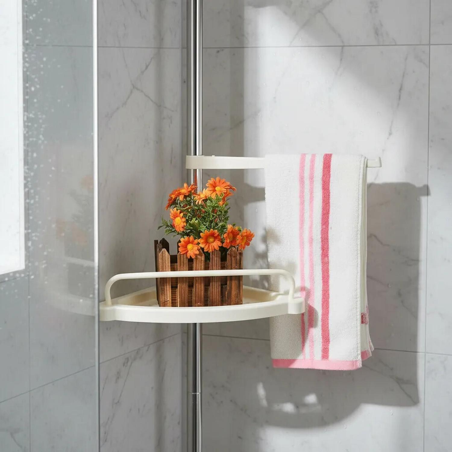 Esquinero Para Baño Cromado-5