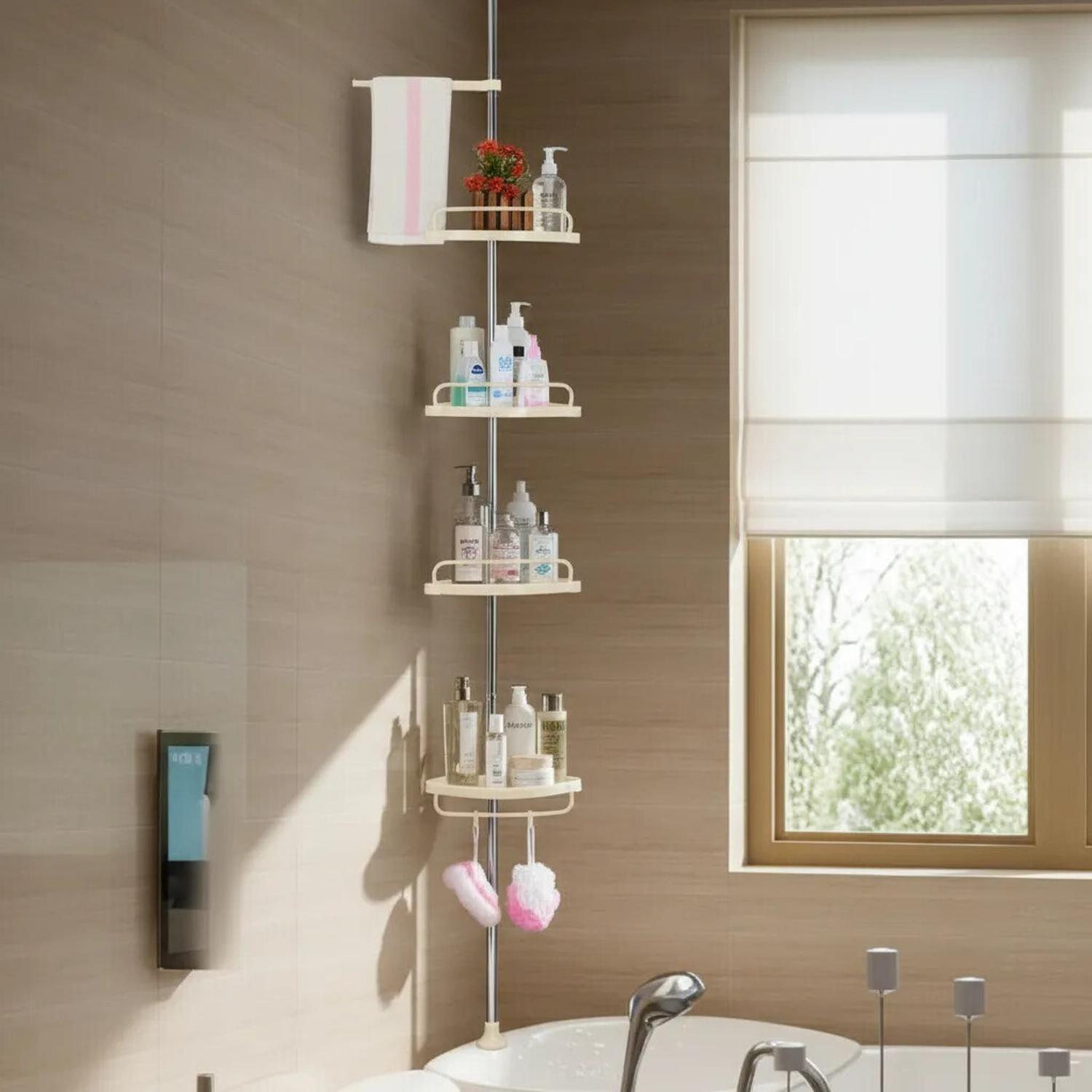 Esquinero Para Baño Cromado-2