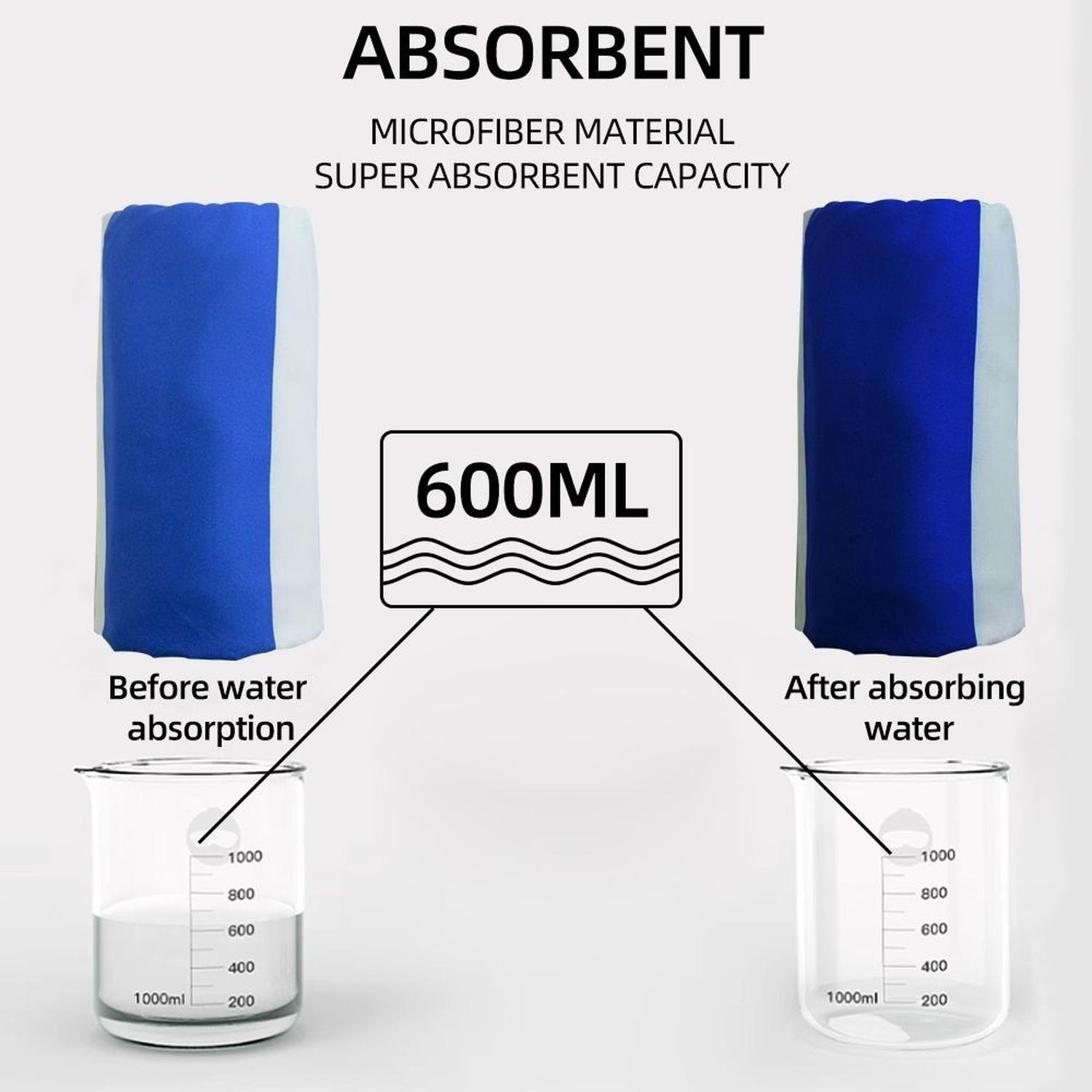 Toalla XL De Microfibra 90x200 cm Secado Rápido Playa Viaje-2