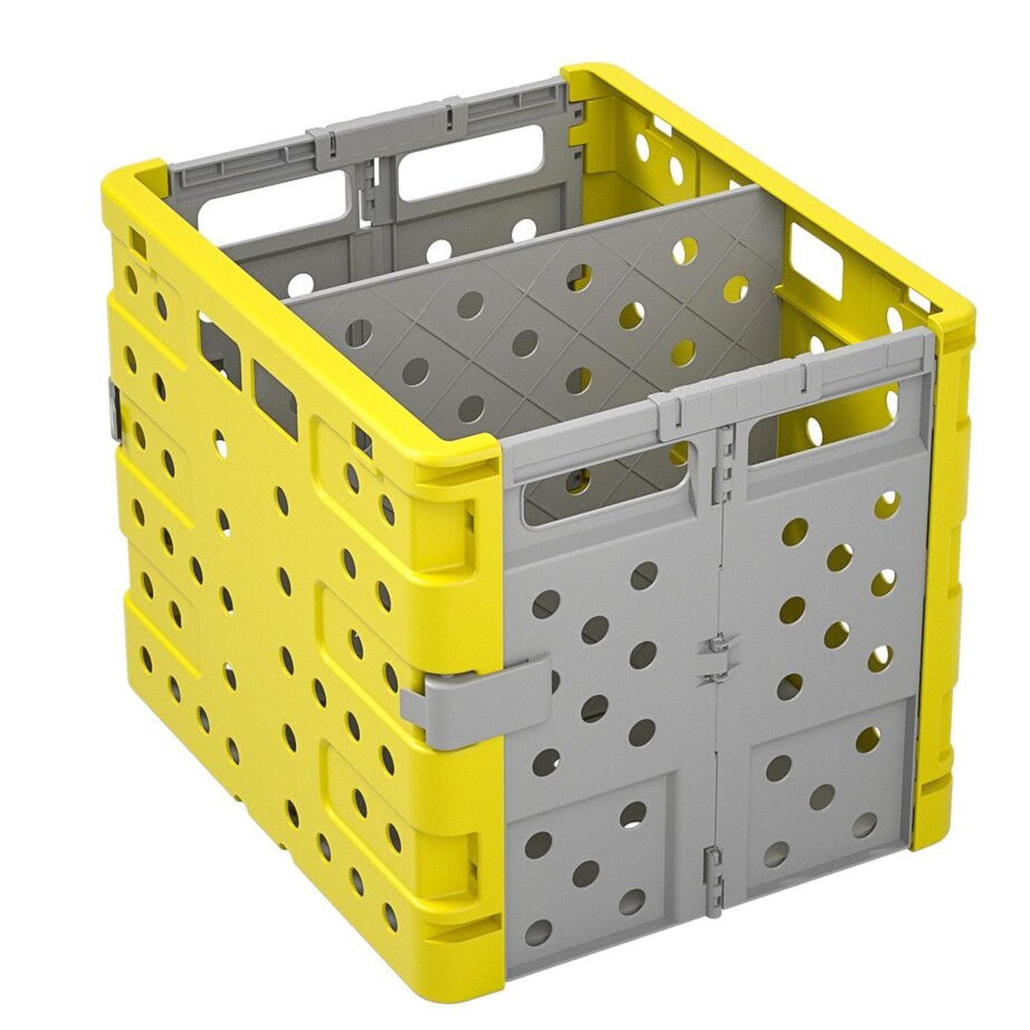 Canasto Plastico Plegable Multiuso Para Ropa-2