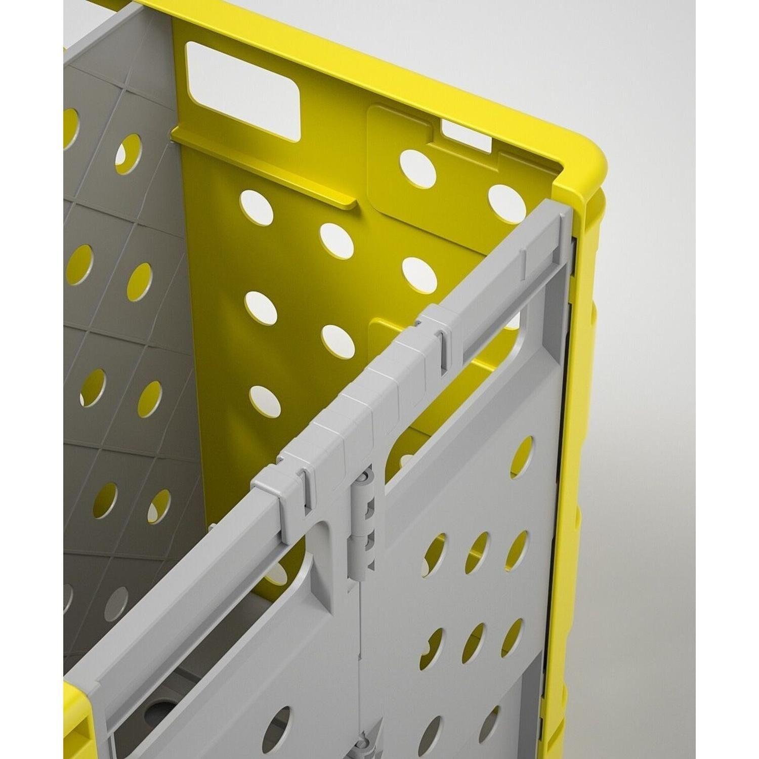 Canasto Plastico Plegable Multiuso Para Ropa-9