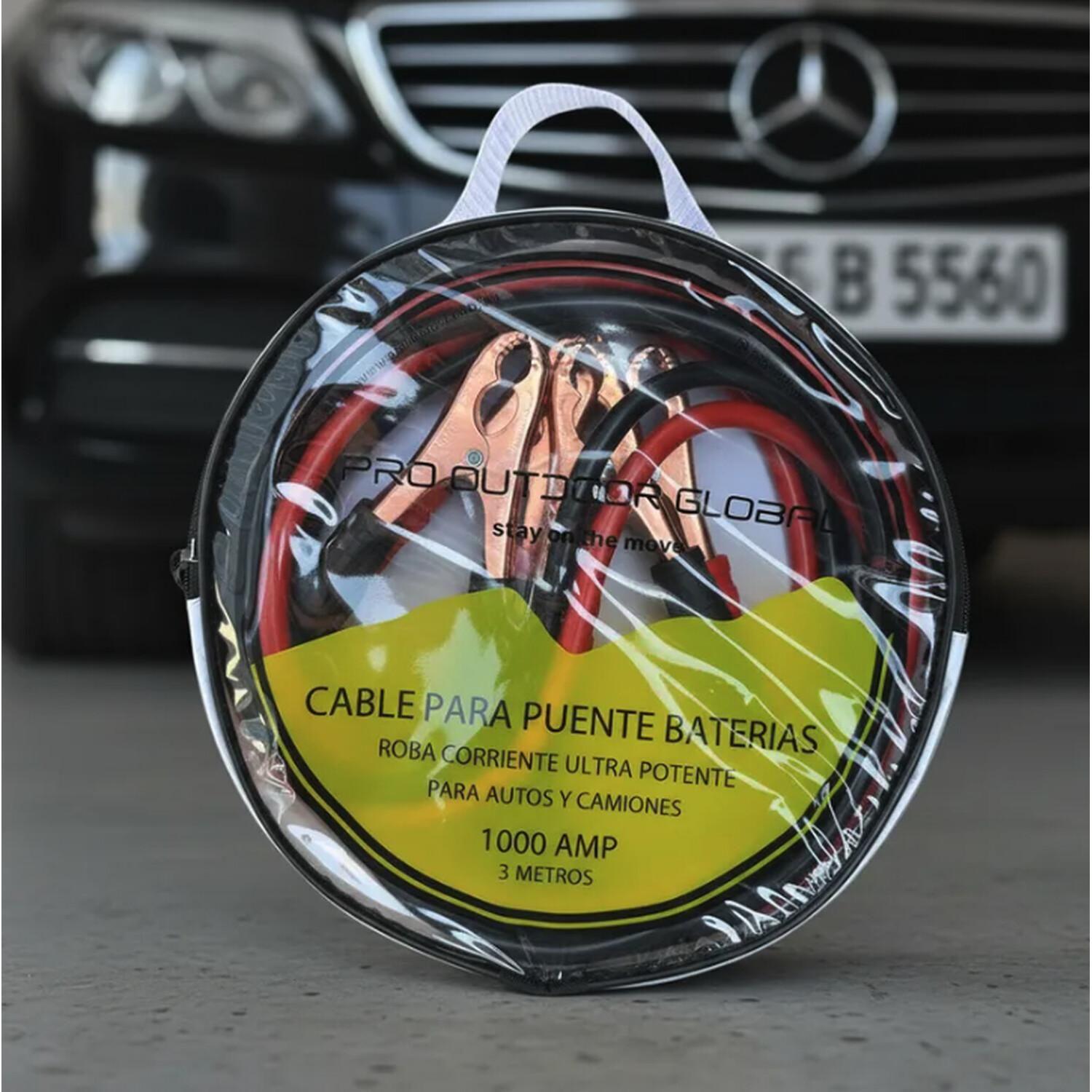 Cable Para Puente Roba Corriente Automovil + Cinta Remolque 3 Toneladas-3