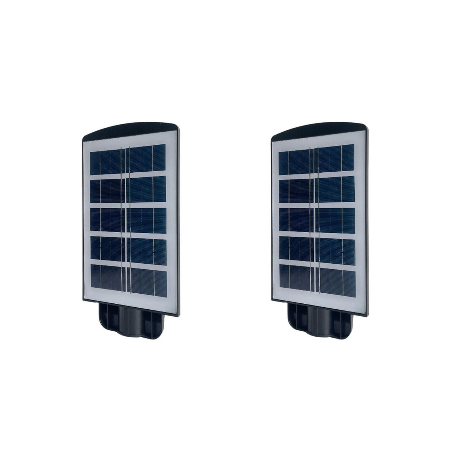 Pack 2 Luminaria Led 50 W Solar Contra Agua-3