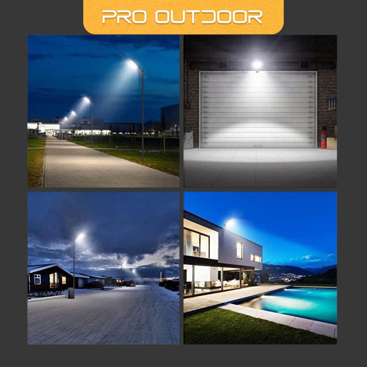 Pack 2 Luminaria Led 50 W Solar Contra Agua-8