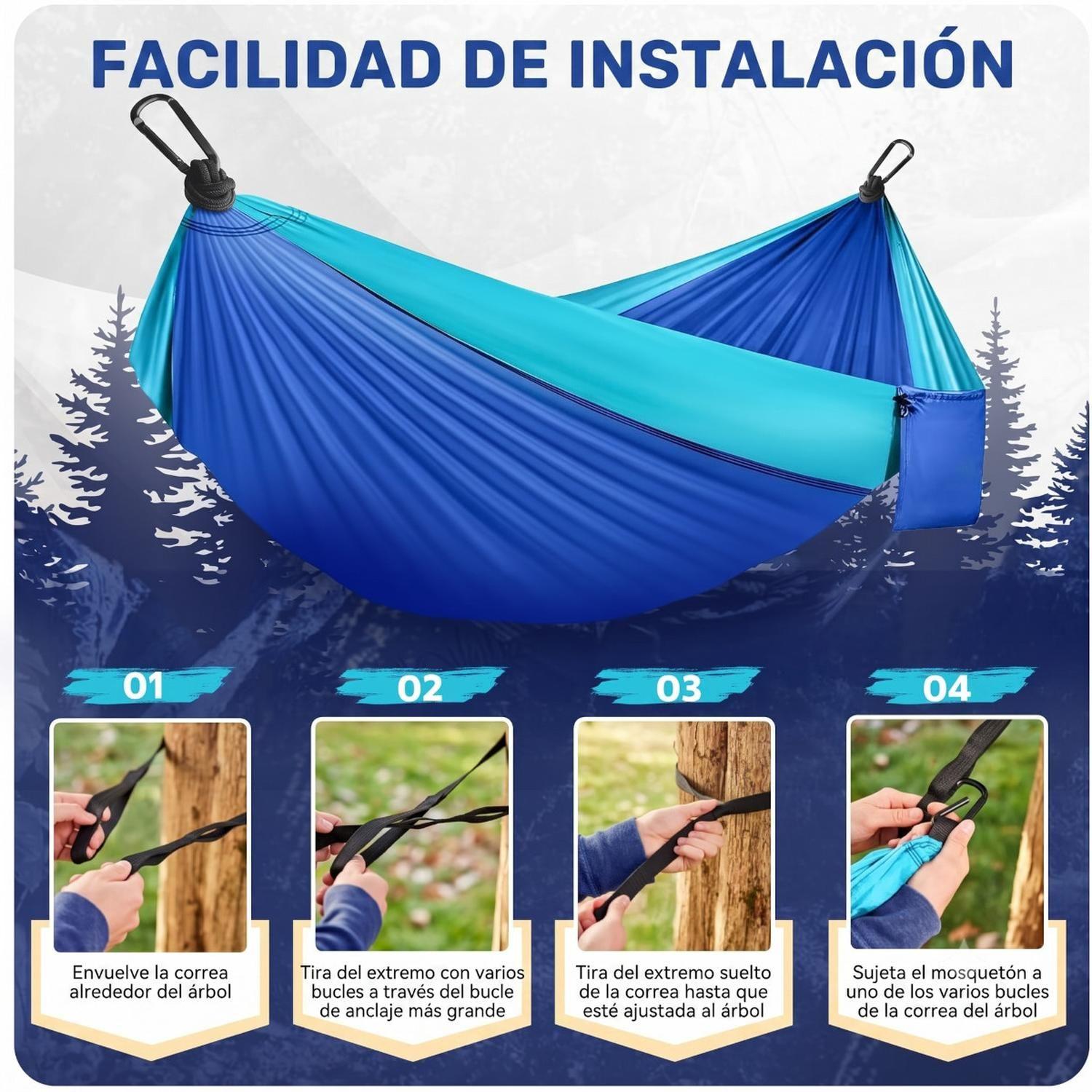 Hamaca Compacta Azul-2