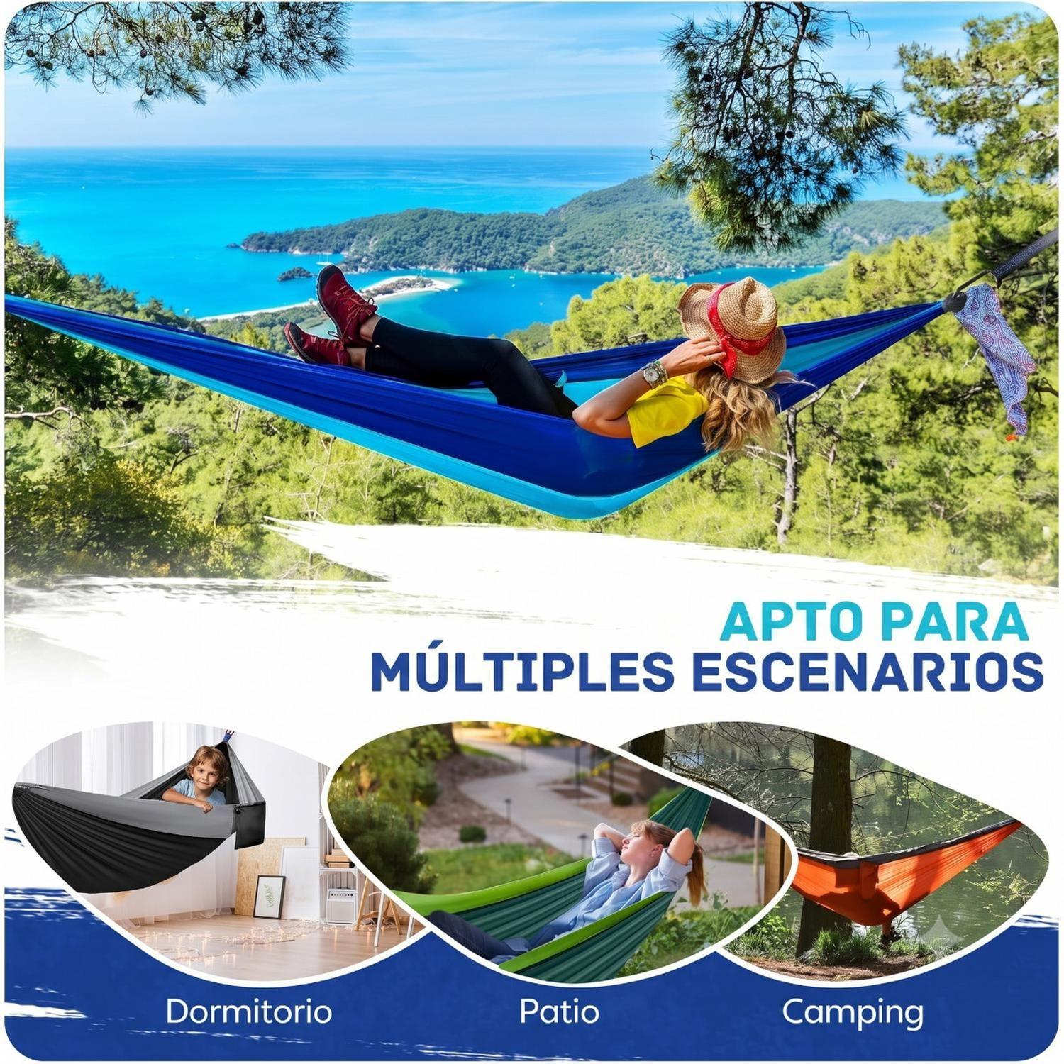 Hamaca Compacta Azul-5