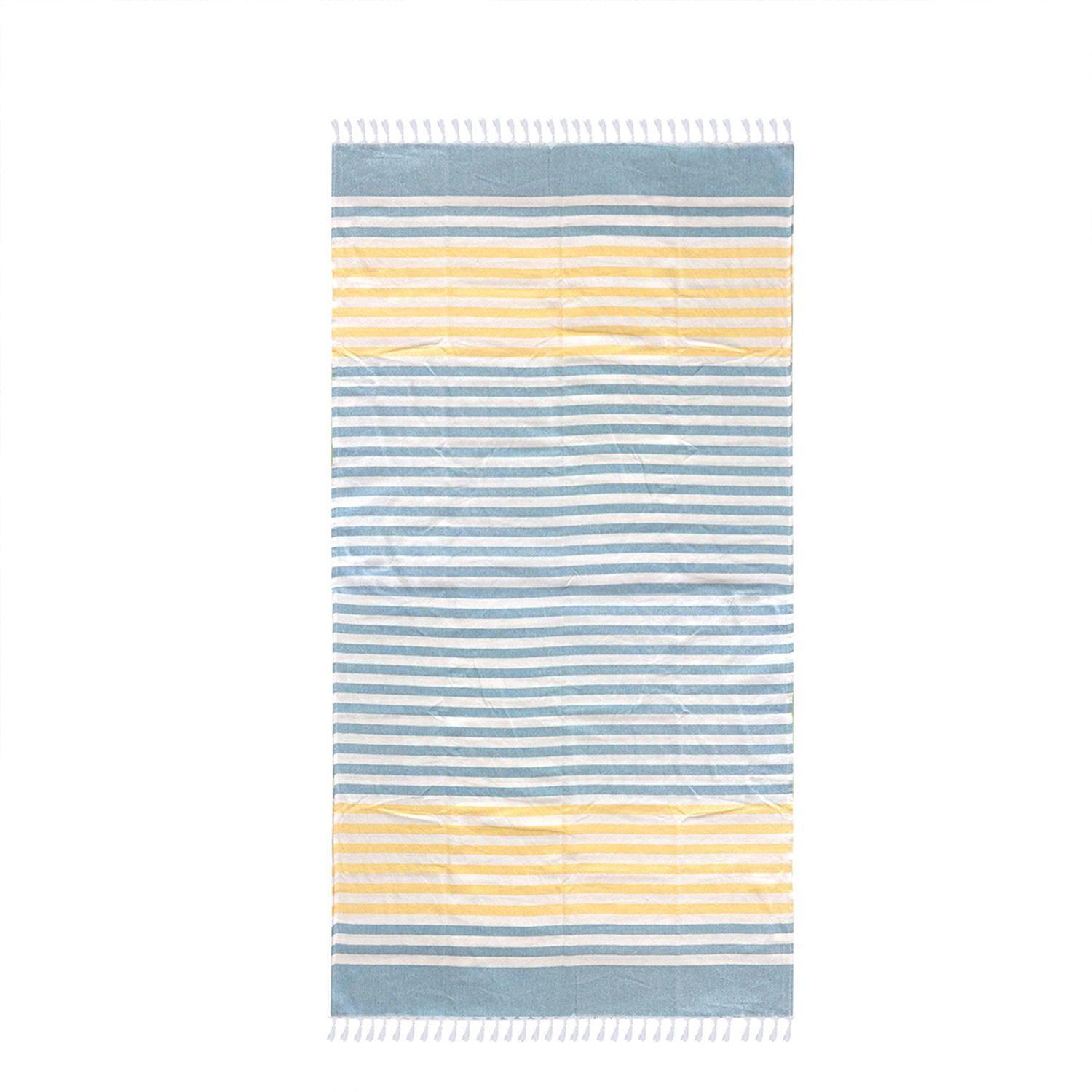Toalla Turca Fatma Blue Yellow-2
