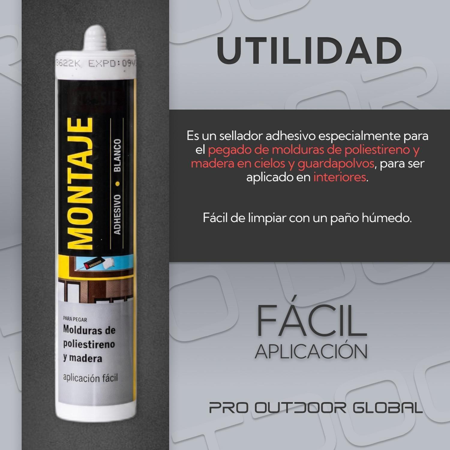 Adhesivo de Montaje Blanco-3