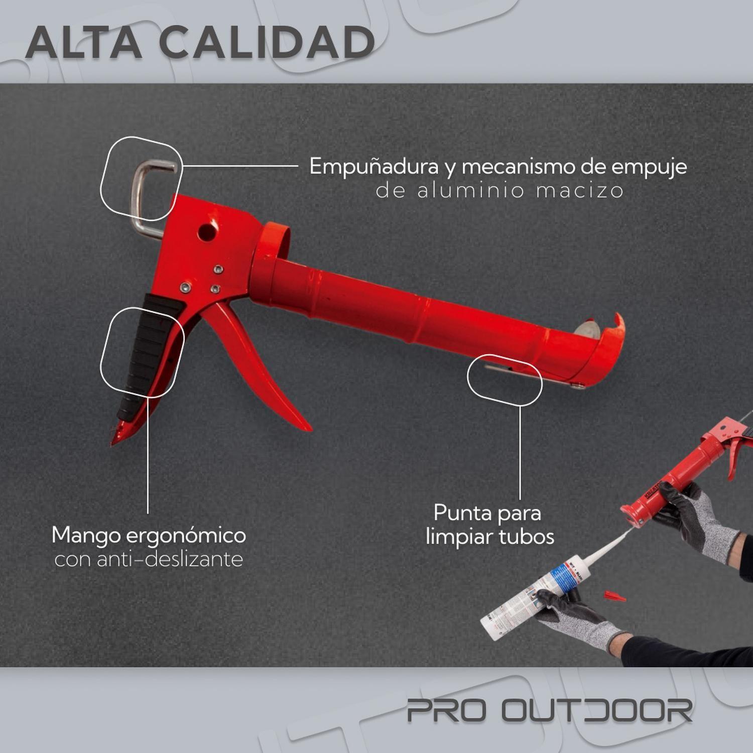 Pistola Profesional Calafatera Para Silicona y Acrilicos-2