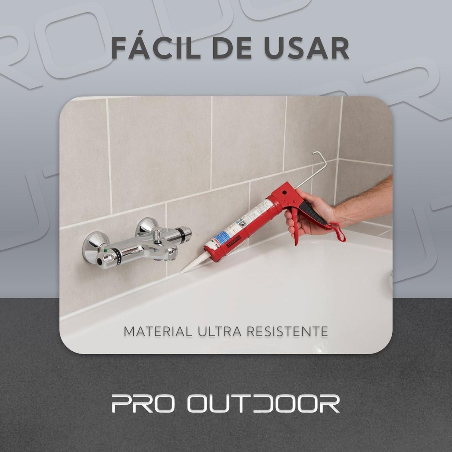 Pistola Profesional Calafatera Para Silicona y Acrilicos-3