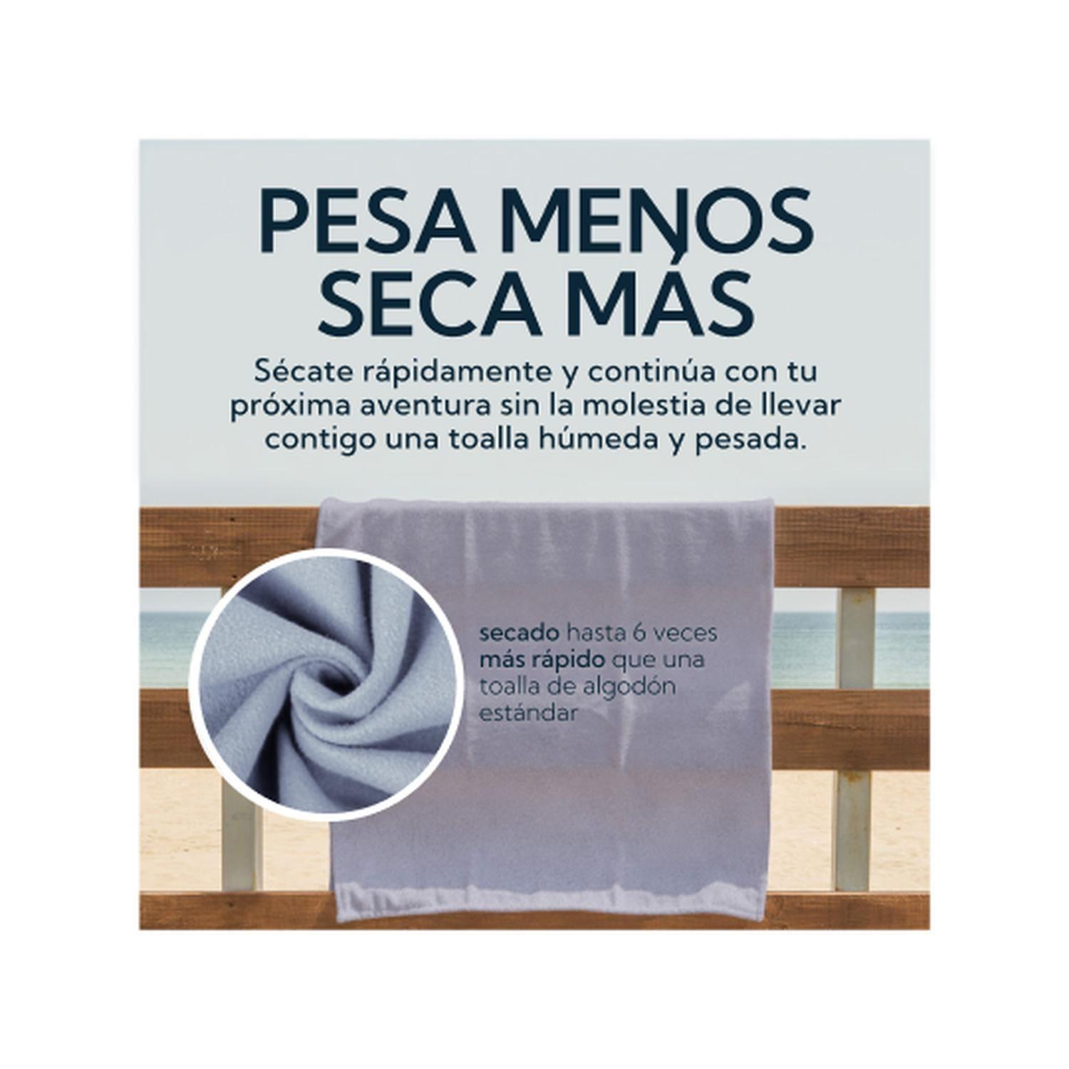 Pack 2 Toallas Microfibra Suede Gris-5