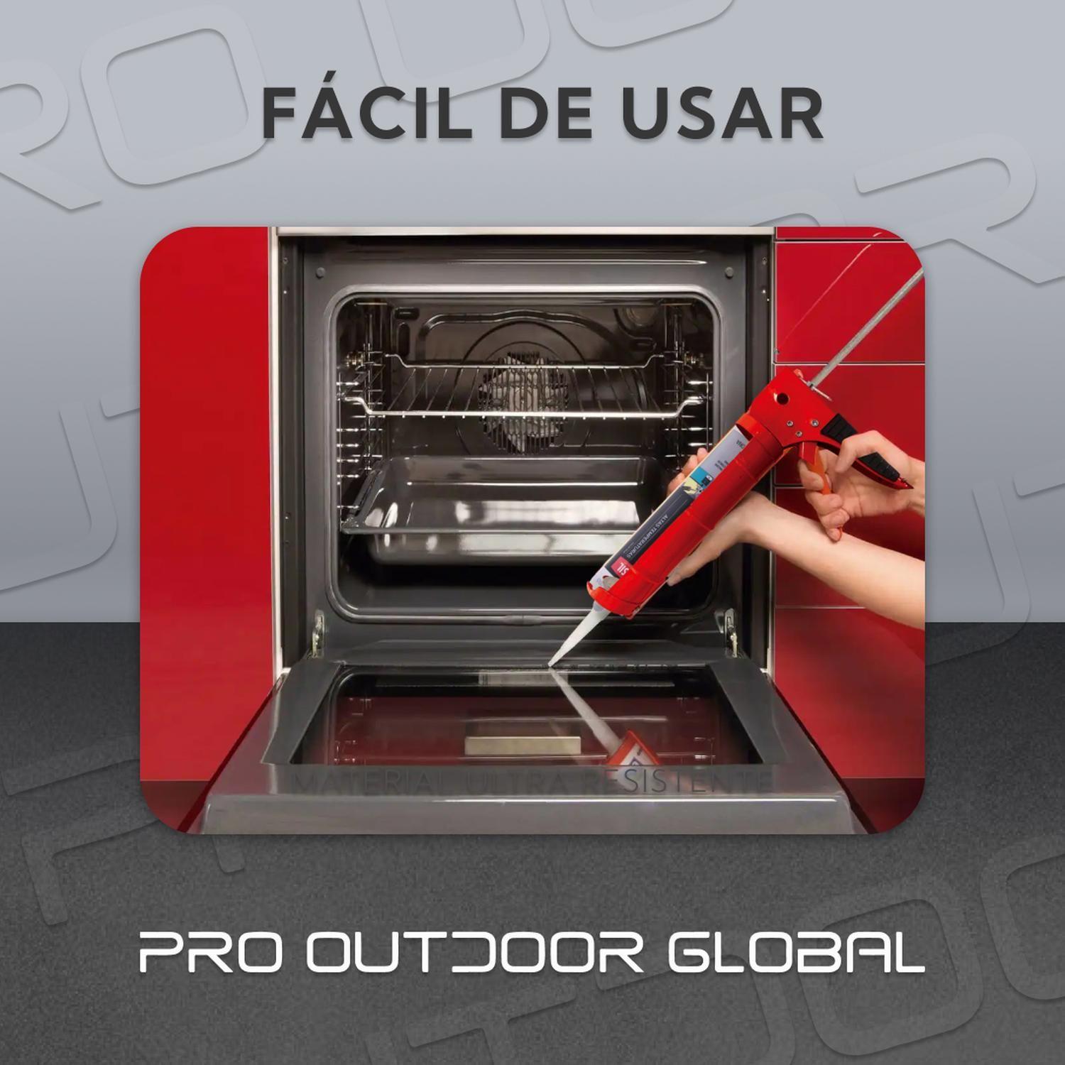 Caja 24 Unidades Silicona Alta Temperatura Rtv Color Rojo ITALSIL-4