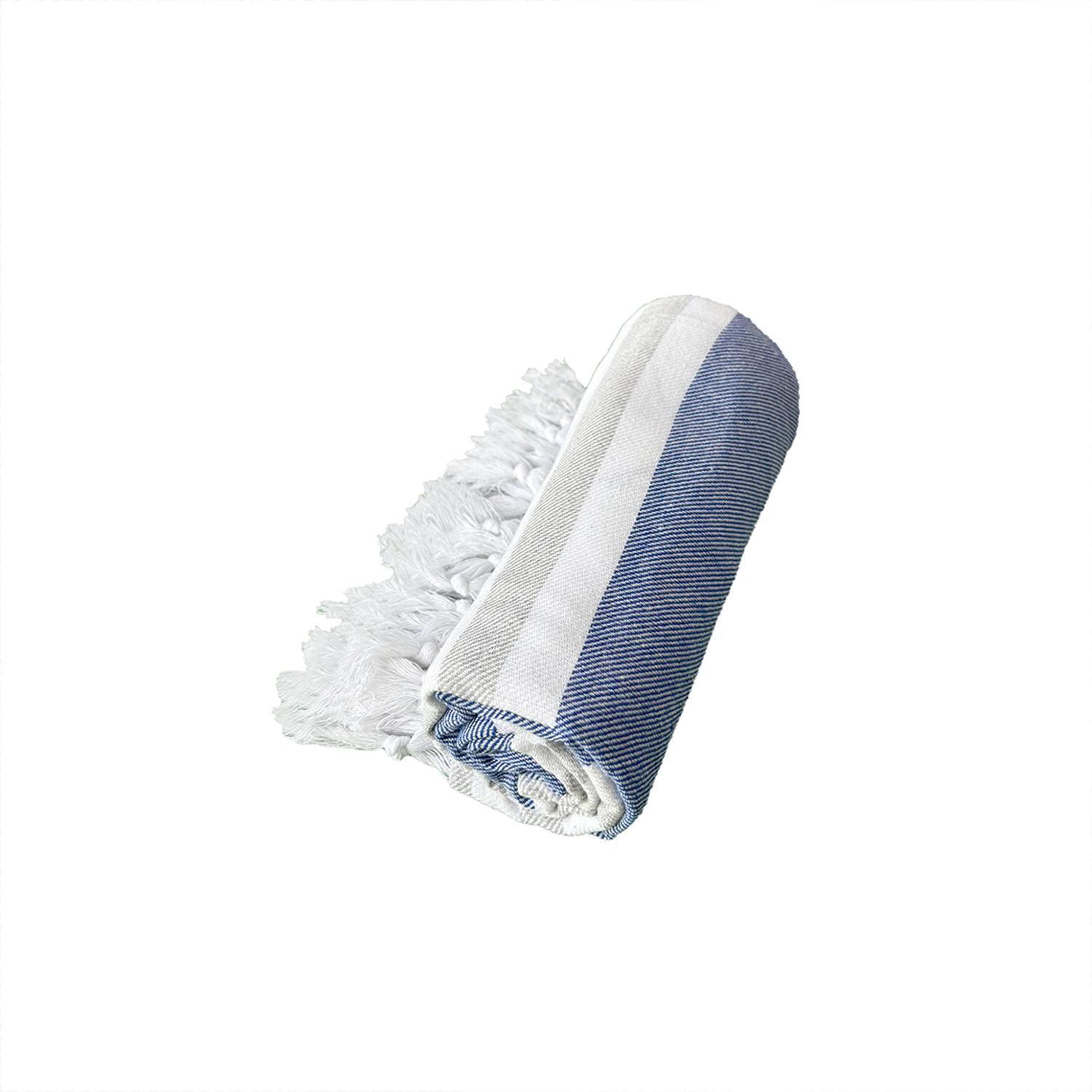 Toalla Turca Ceren Azul Beige-2
