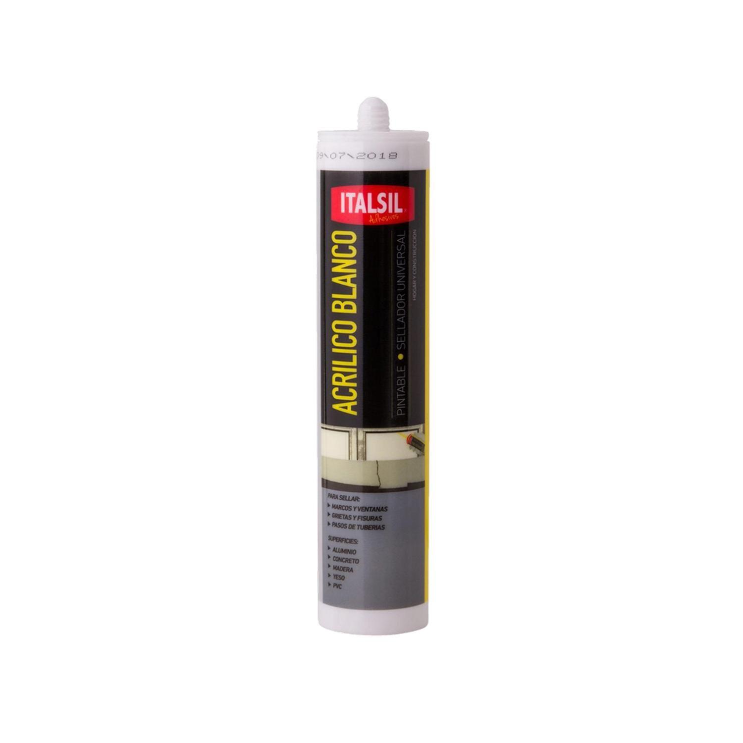 Sellador Acrílico Pintable Blanco ITALSIL-0
