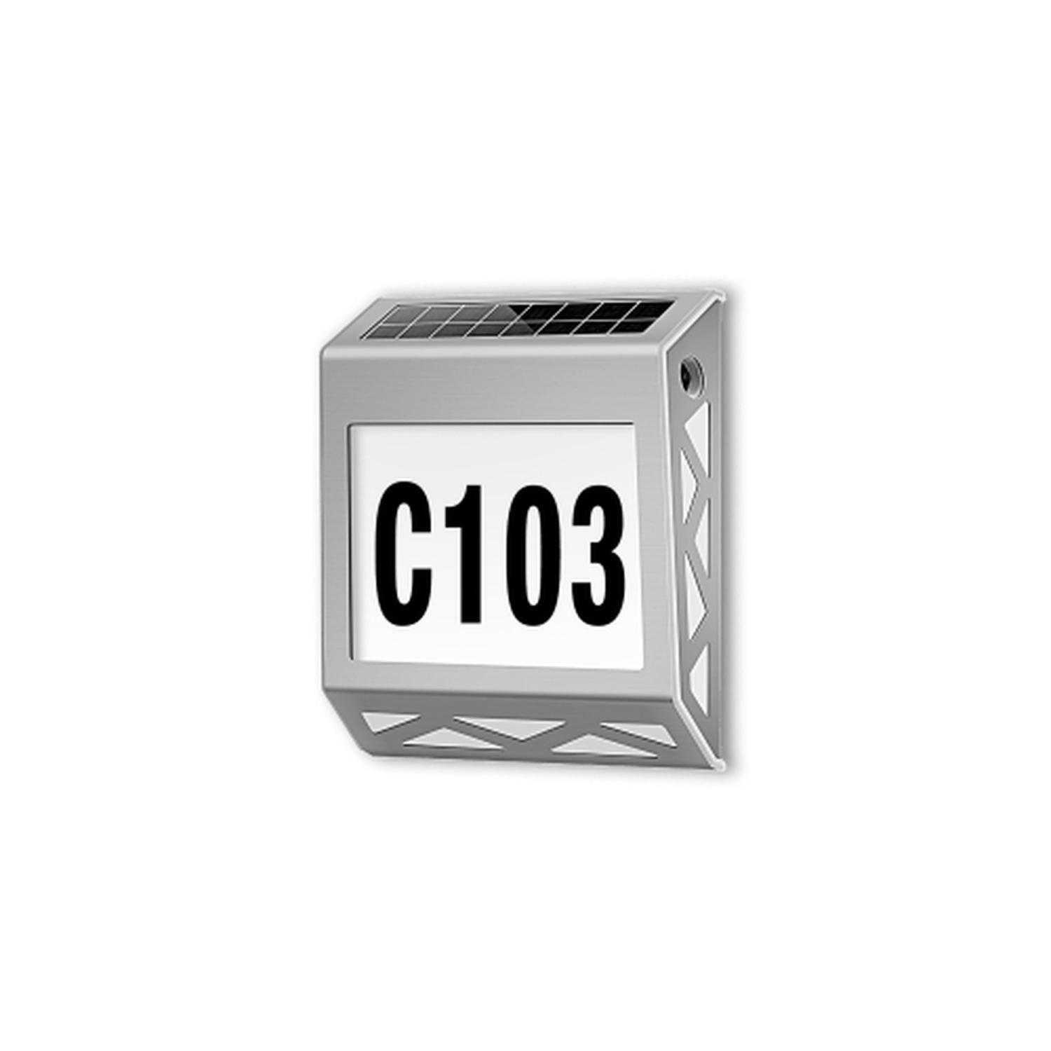 Aplique Solar Contra Agua Con Numeros De Casa 500 Unidades-6