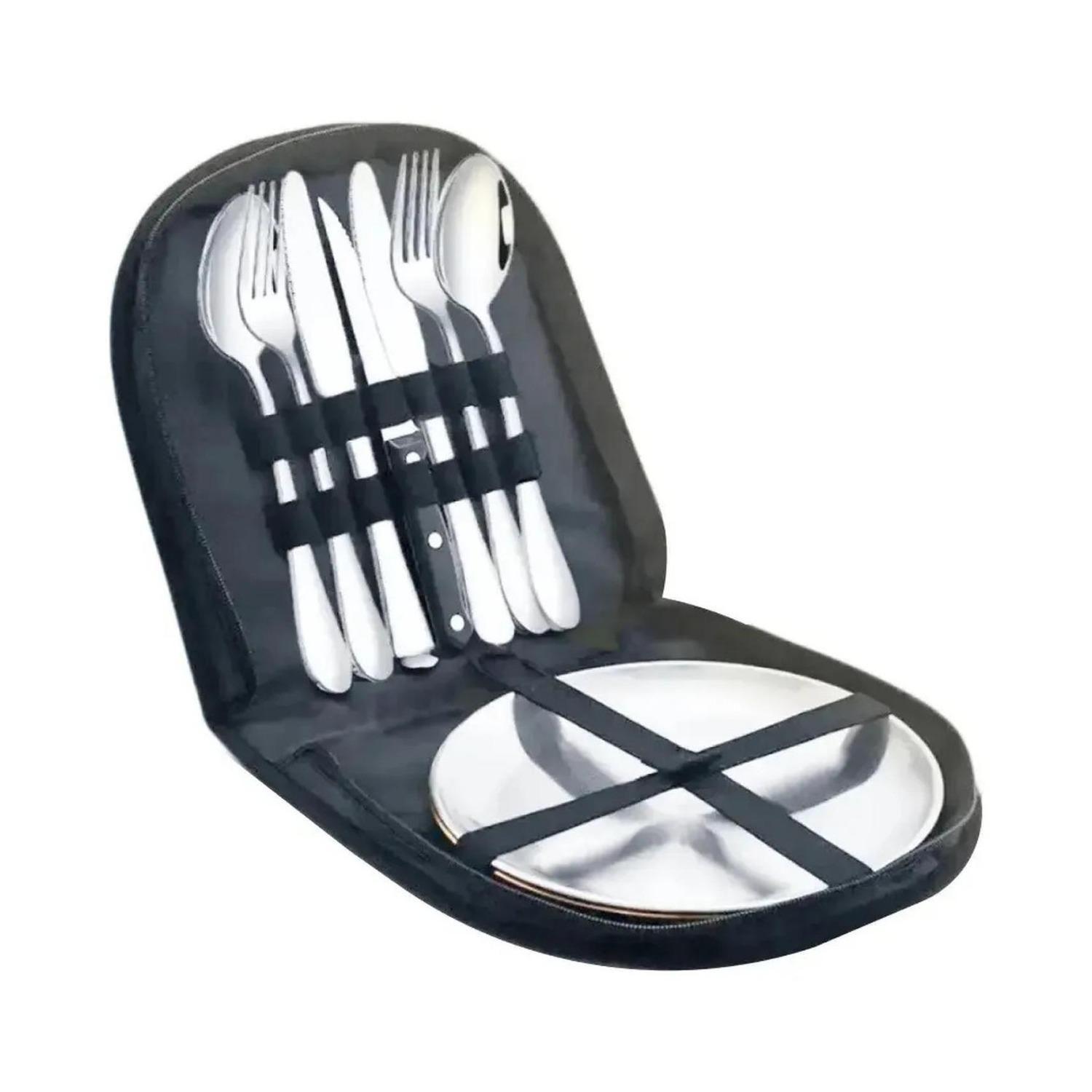 Set Ollas Camping 10 Piezas + Set Picnic Cubiertos 10 Piezas-8