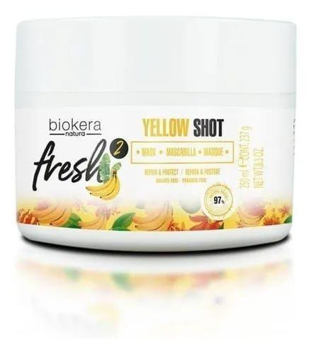 salerm yellow shot banana shampoo 300ml y mascarilla 250ml-2