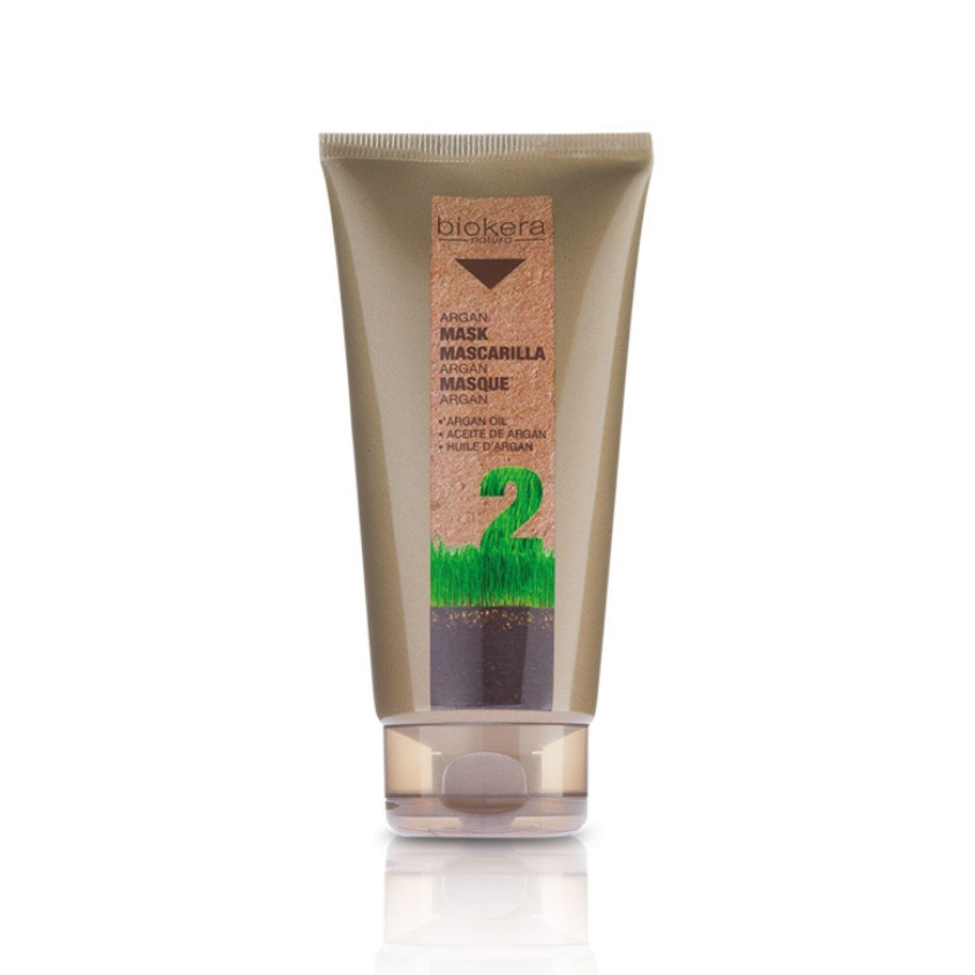 Salerm Kit Pro Shampoo +mascarilla Biokera Terciopelo Argan-2
