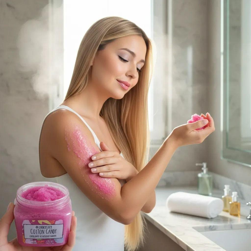 Exfoliante Corporal De Azucar Y Karite Cotton Candy 610grs-2