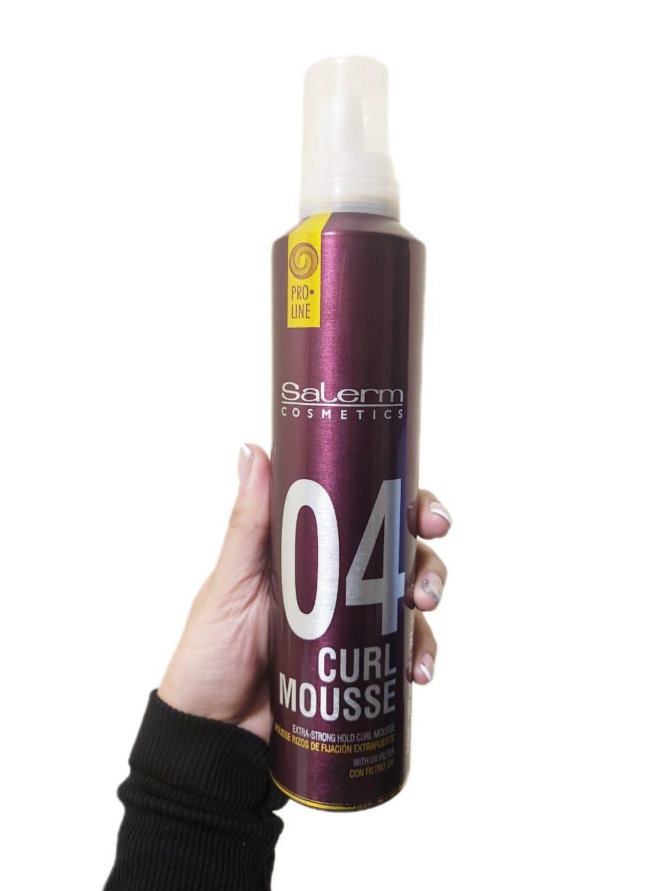Salerm Mousse Curl 04 Espuma Fijacion Fuerte Rizos - 300ml-1
