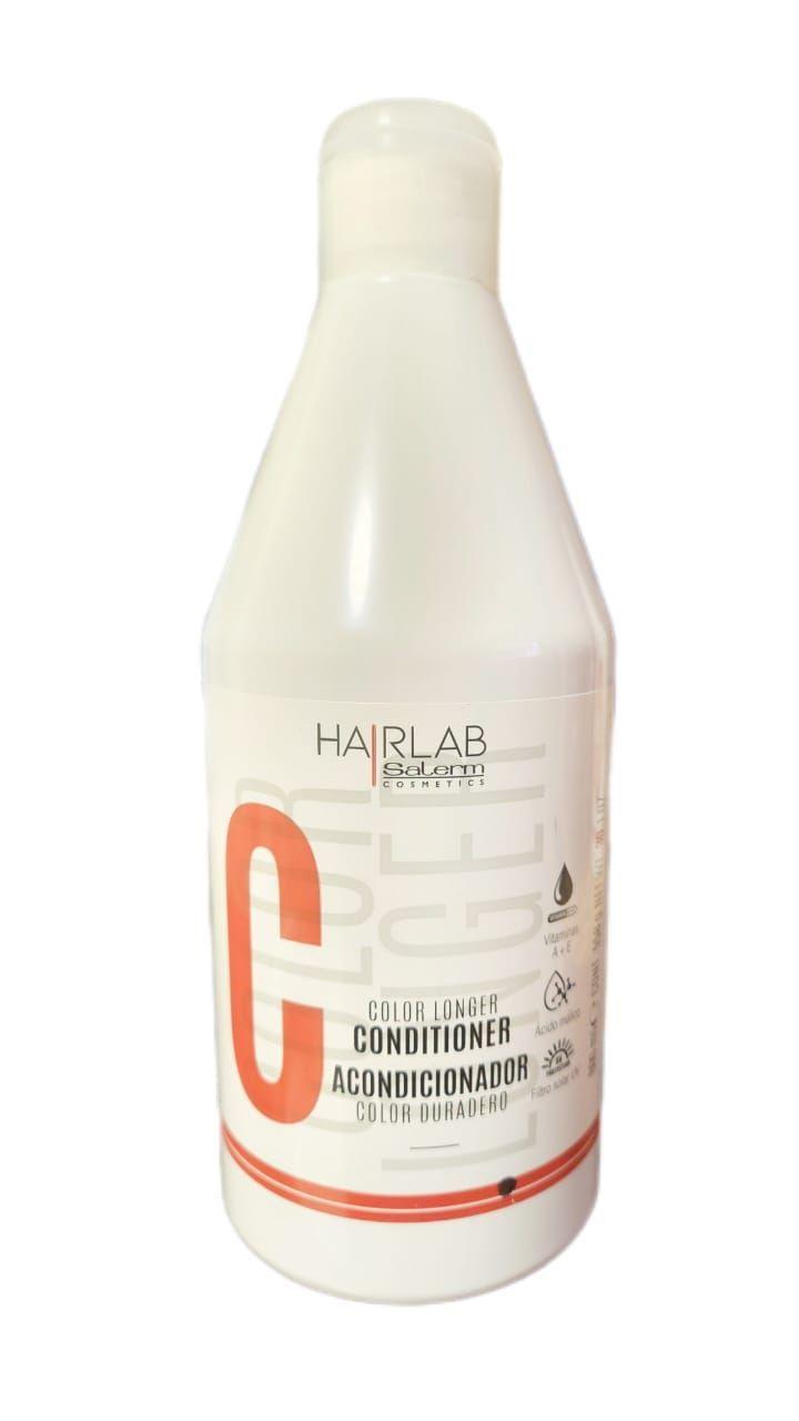 salerm kit shampoo y acondicionador color longer duradero 600ml c/u-2