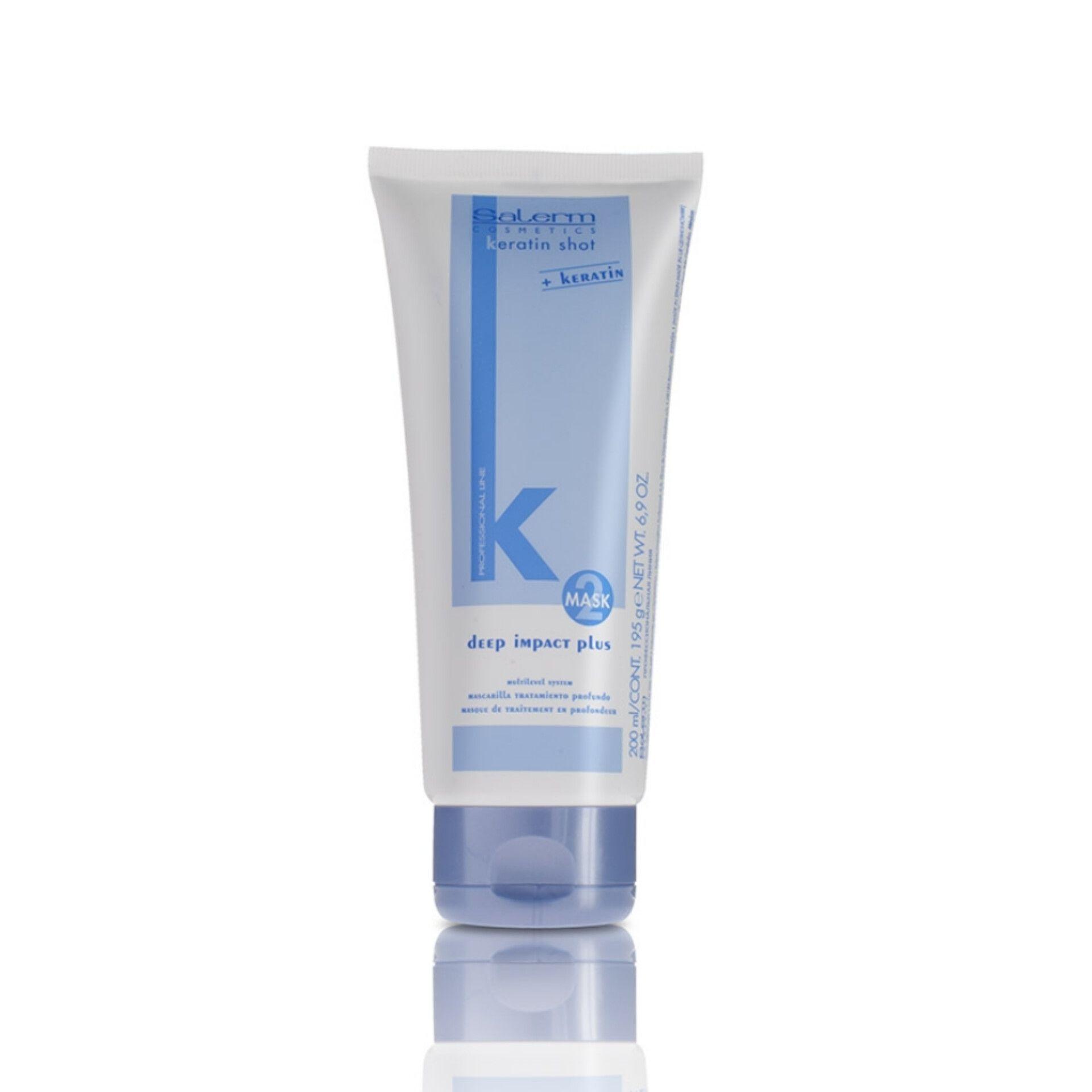 Salerm Keratin Shot Shampoo 500ml + Mascarilla Impact 200ml-2