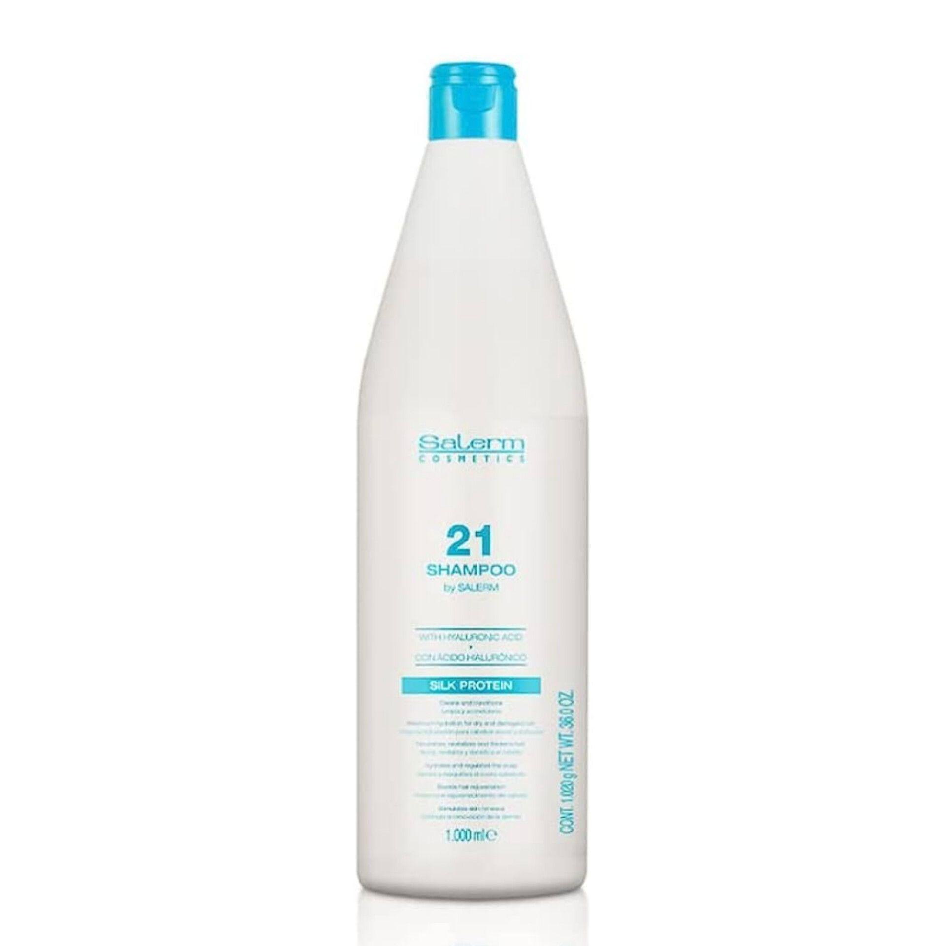 Salerm 21 Shampoo Proteina De Seda Version Jumbo Xl 1000ml-0