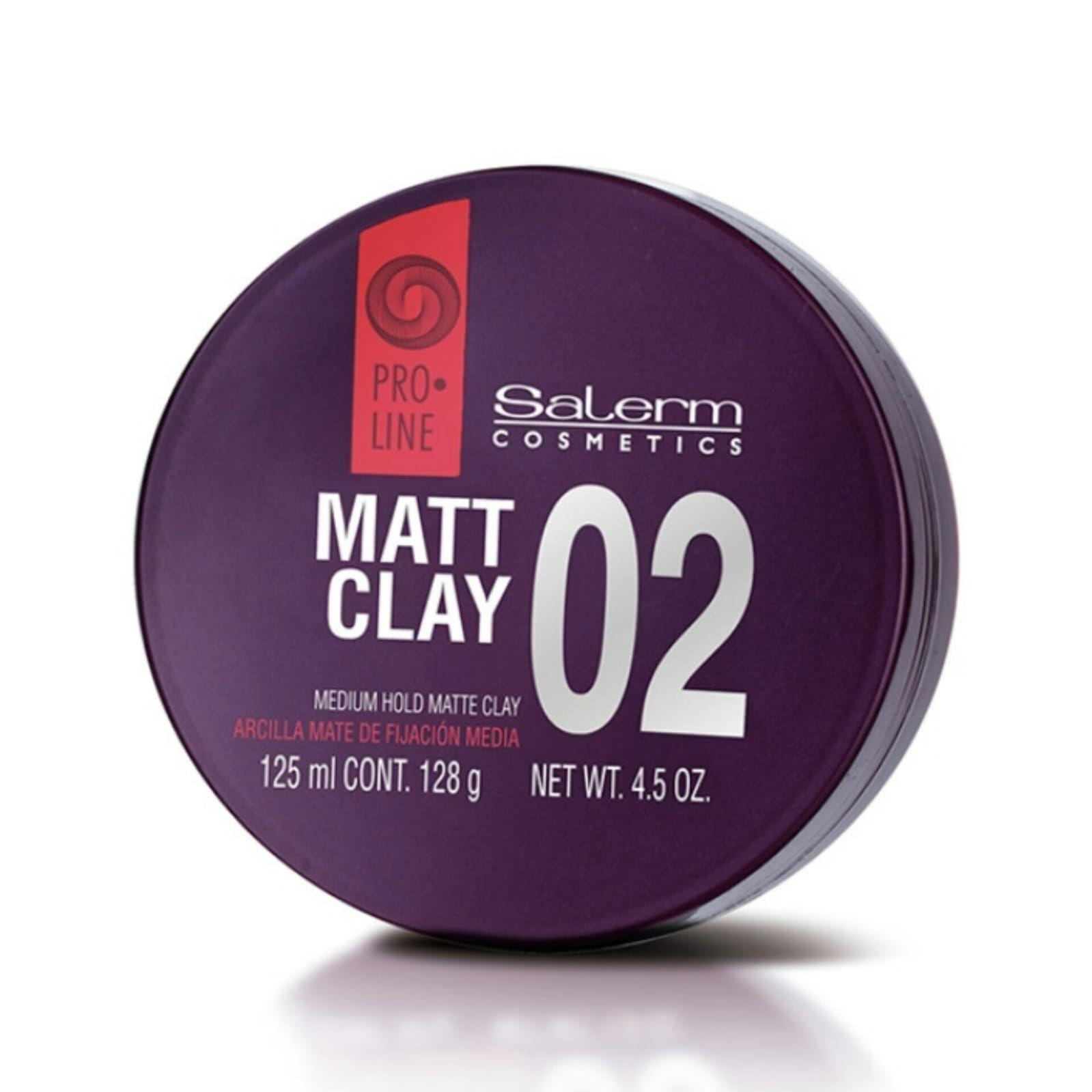 Salerm Arcilla Mate De Fijacion Media Matt Clay 02 - 125ml-0