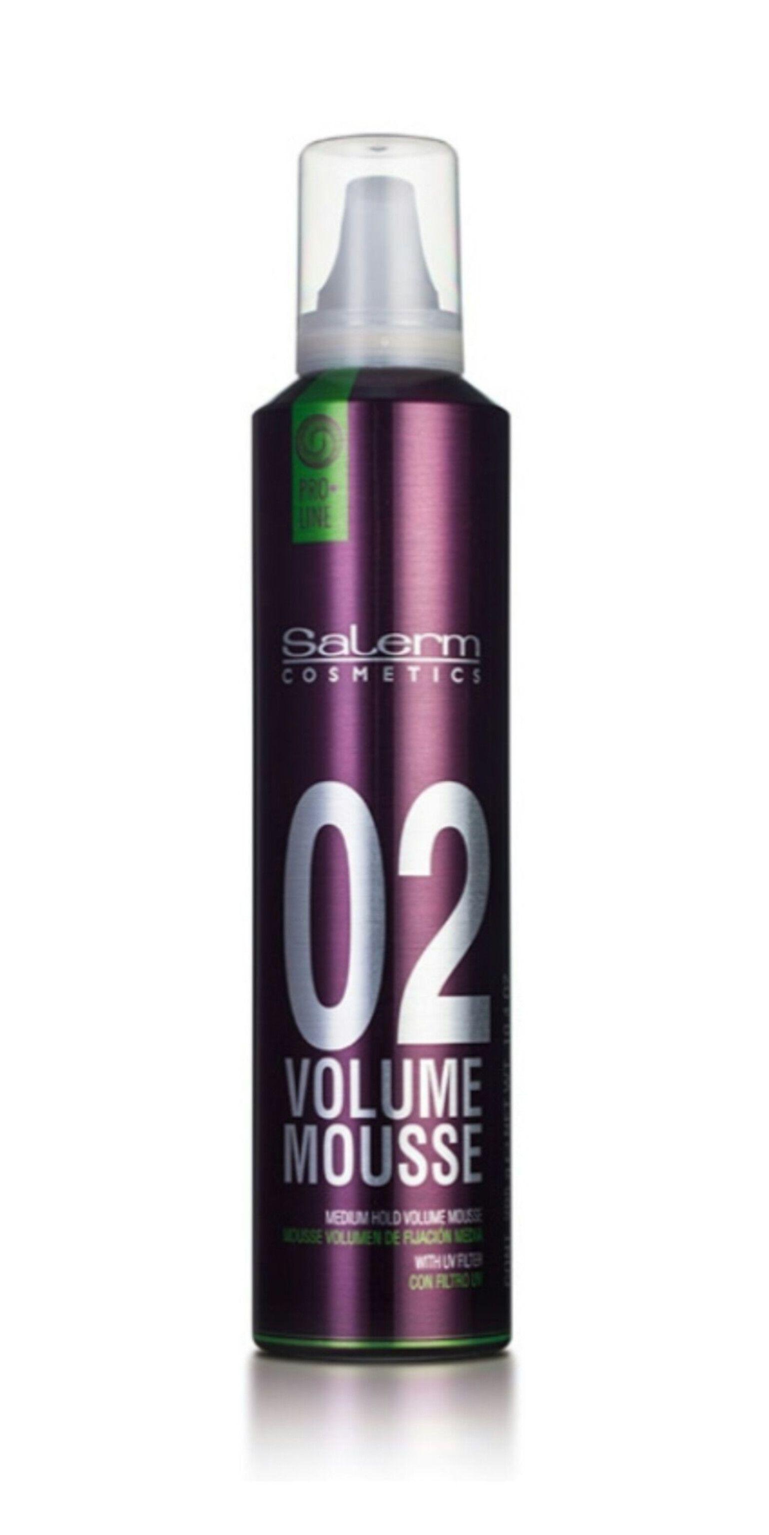 Salerm Volume Mousse 02 Fijación Media Filtro Uv Pro Line-1