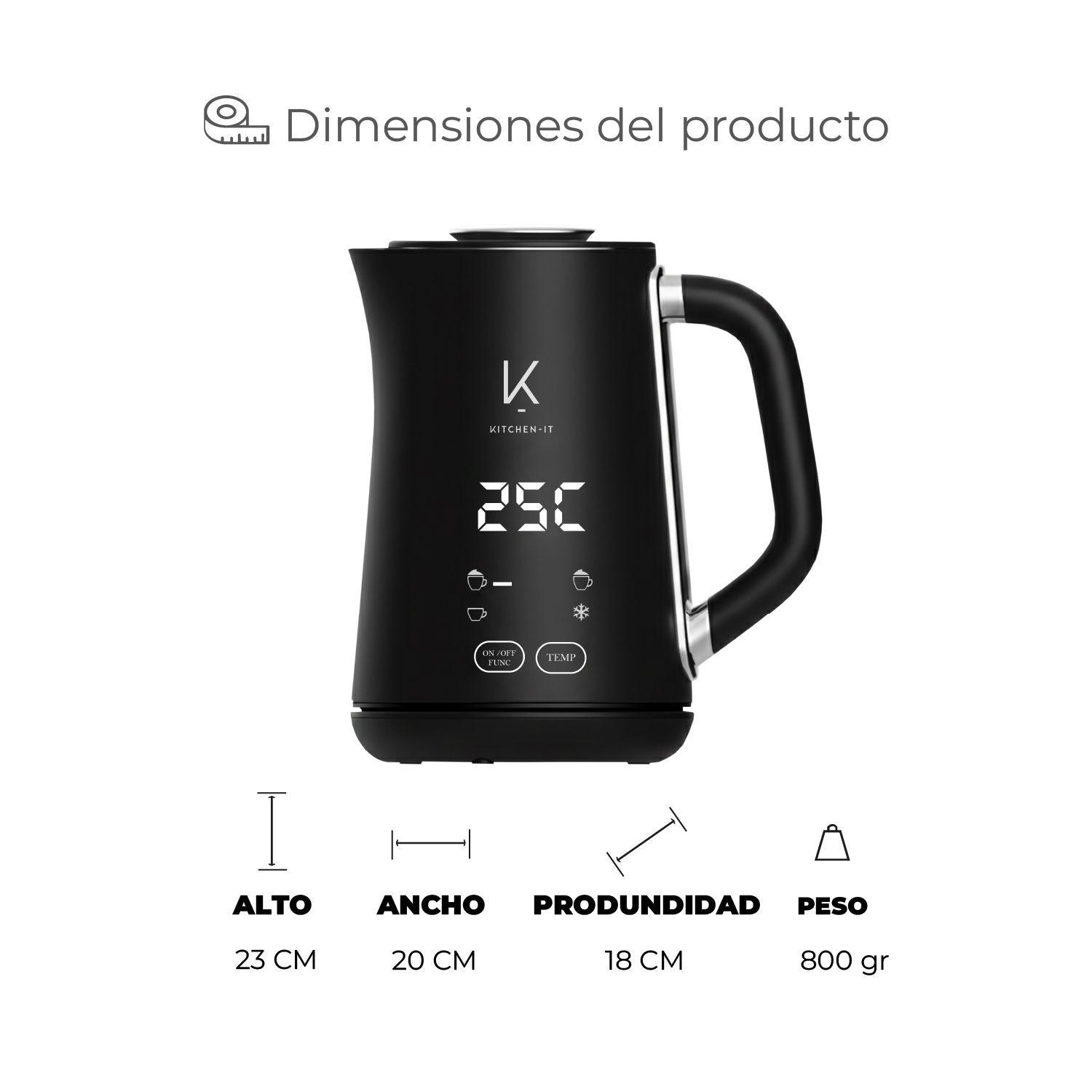 Espumador de Leche AeroTemp Pro-8